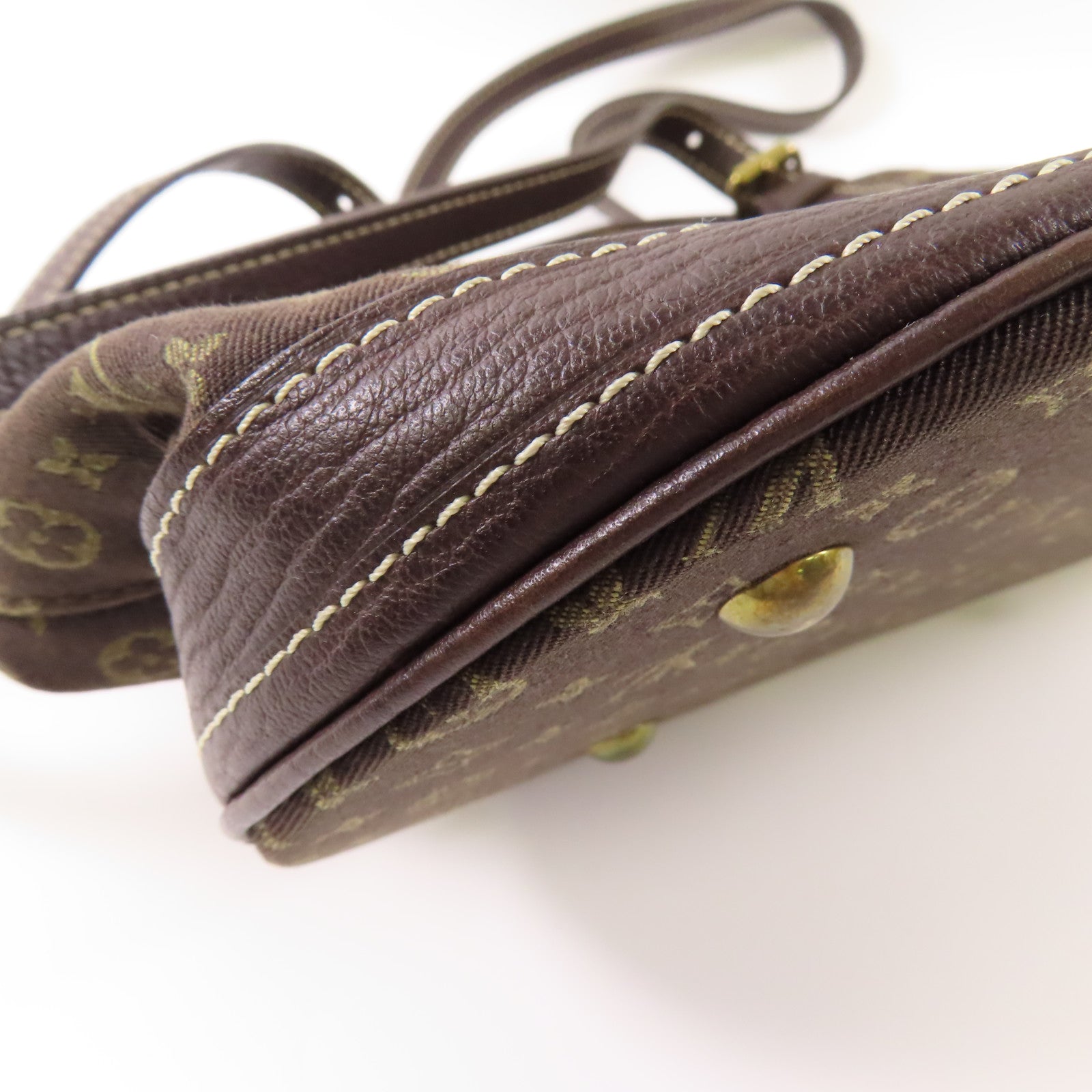 LOUIS VUITTON Monogram Mini Lin Bucket PM肩背袋