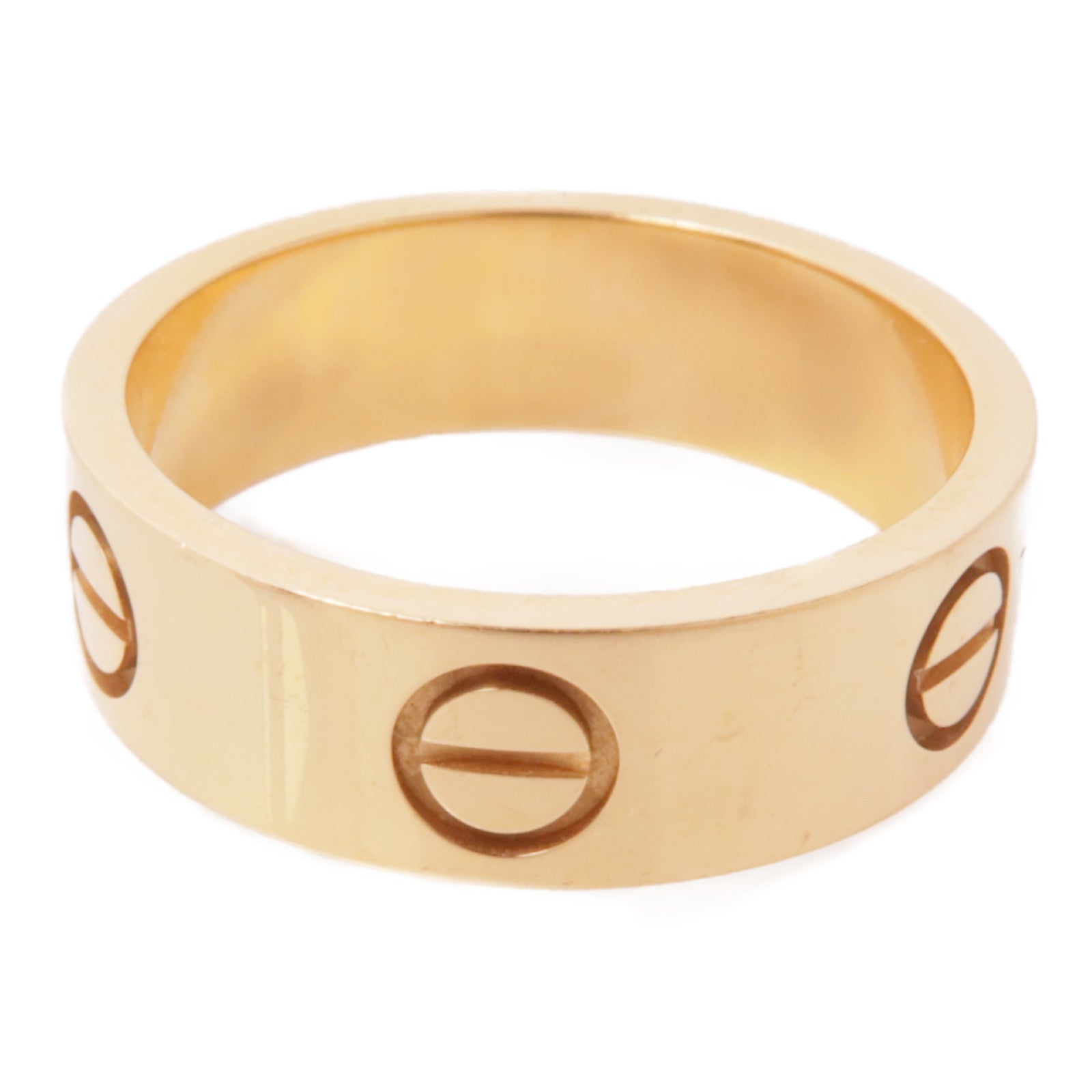 CARTIER 18K玫瑰金Love Ring戒指Cartier#51/US#5.5