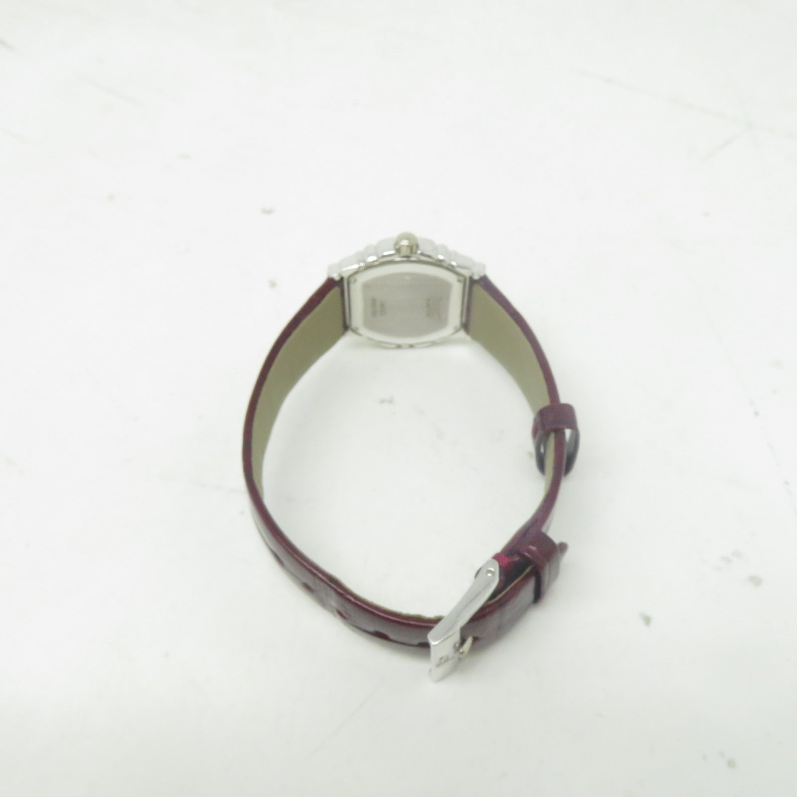 PIAGET 18K白金Tanagra Dia手錶石英機芯銀色