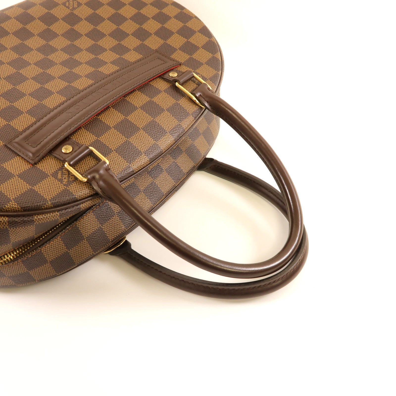 LOUIS VUITTON **【激減優惠】Damier Ebene Nolita 24金扣手挽袋啡色