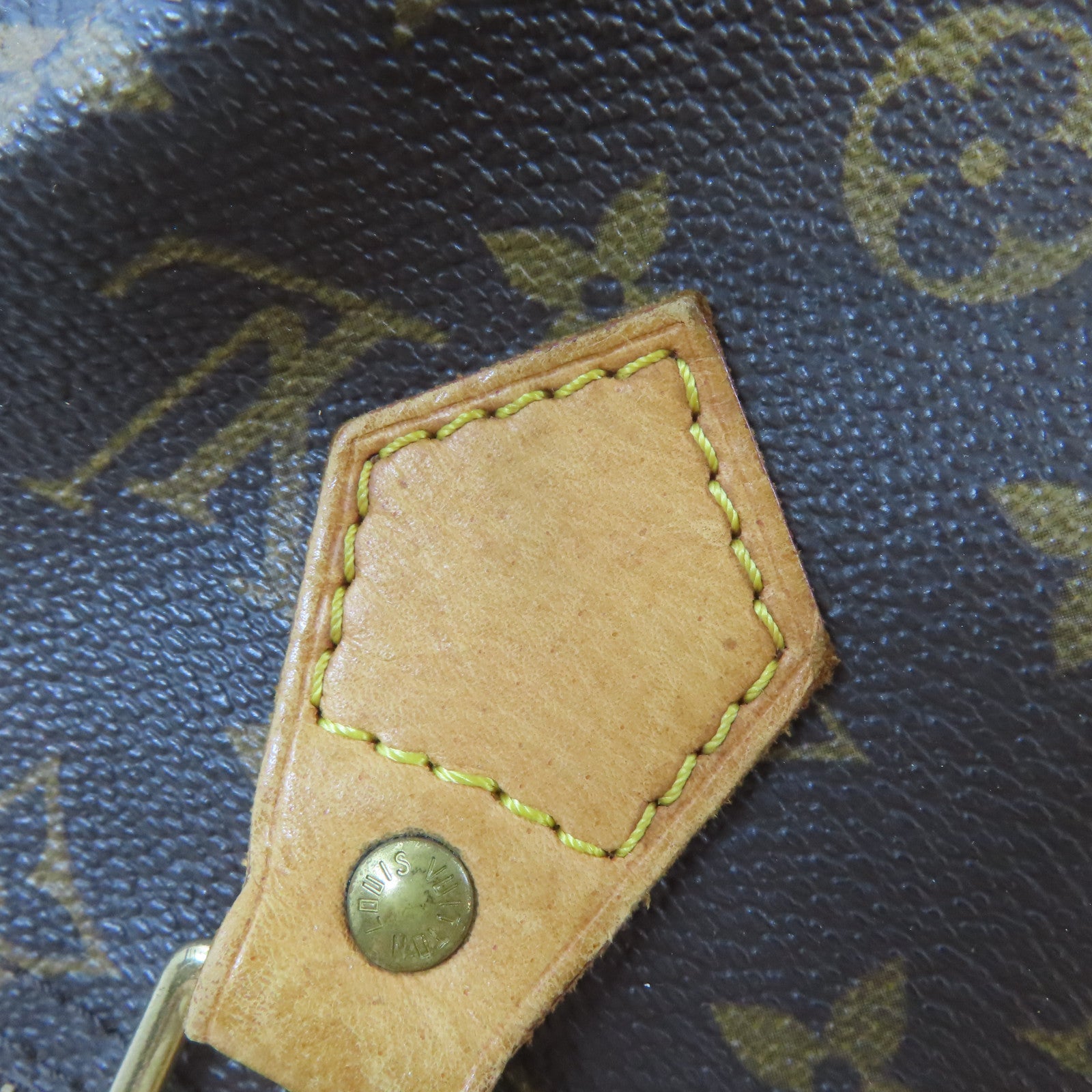 LOUIS VUITTON Monogram Speedy 25金扣手挽袋啡色