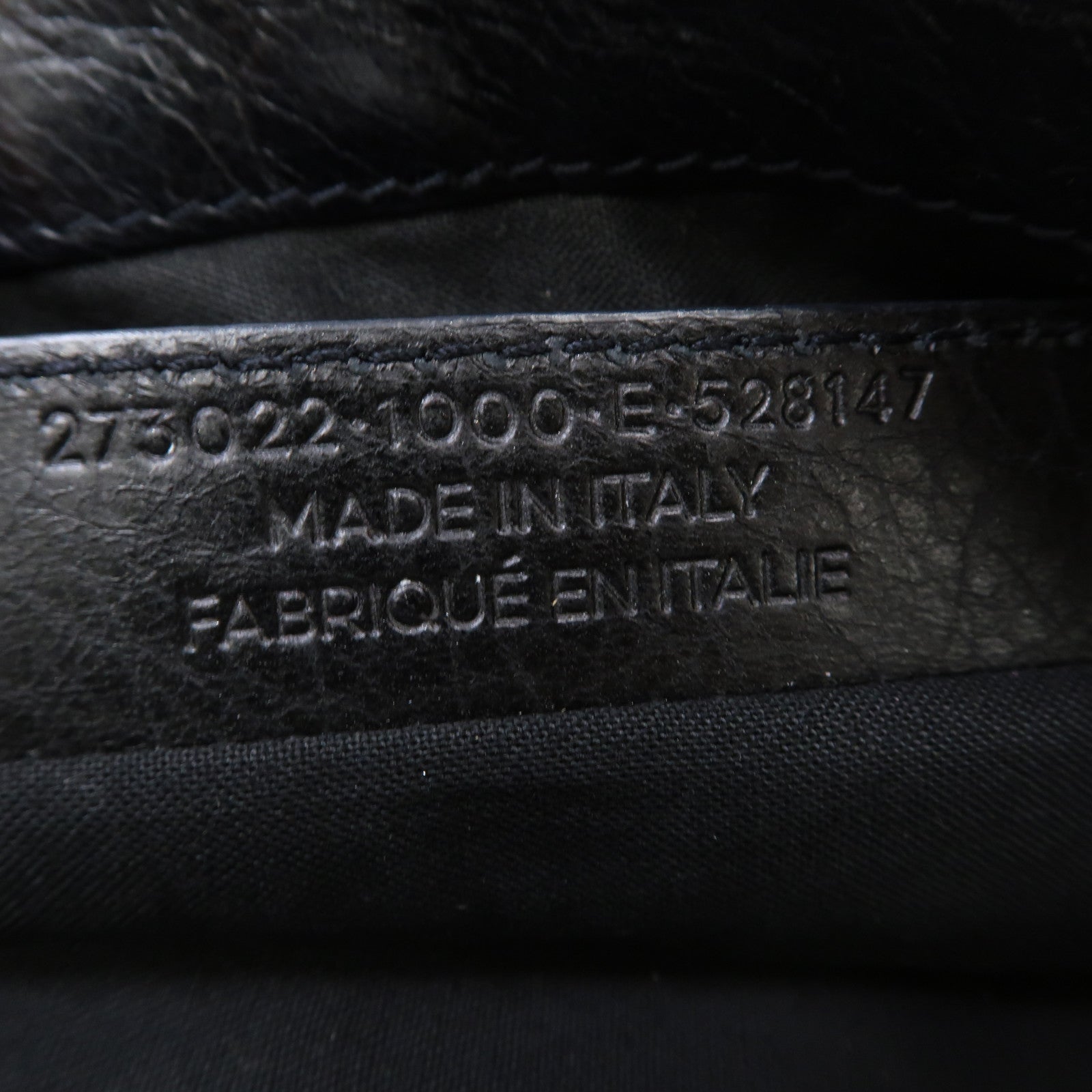 BALENCIAGA 牛皮皮革Clip M Clutch Bag銀扣手拿包黑色