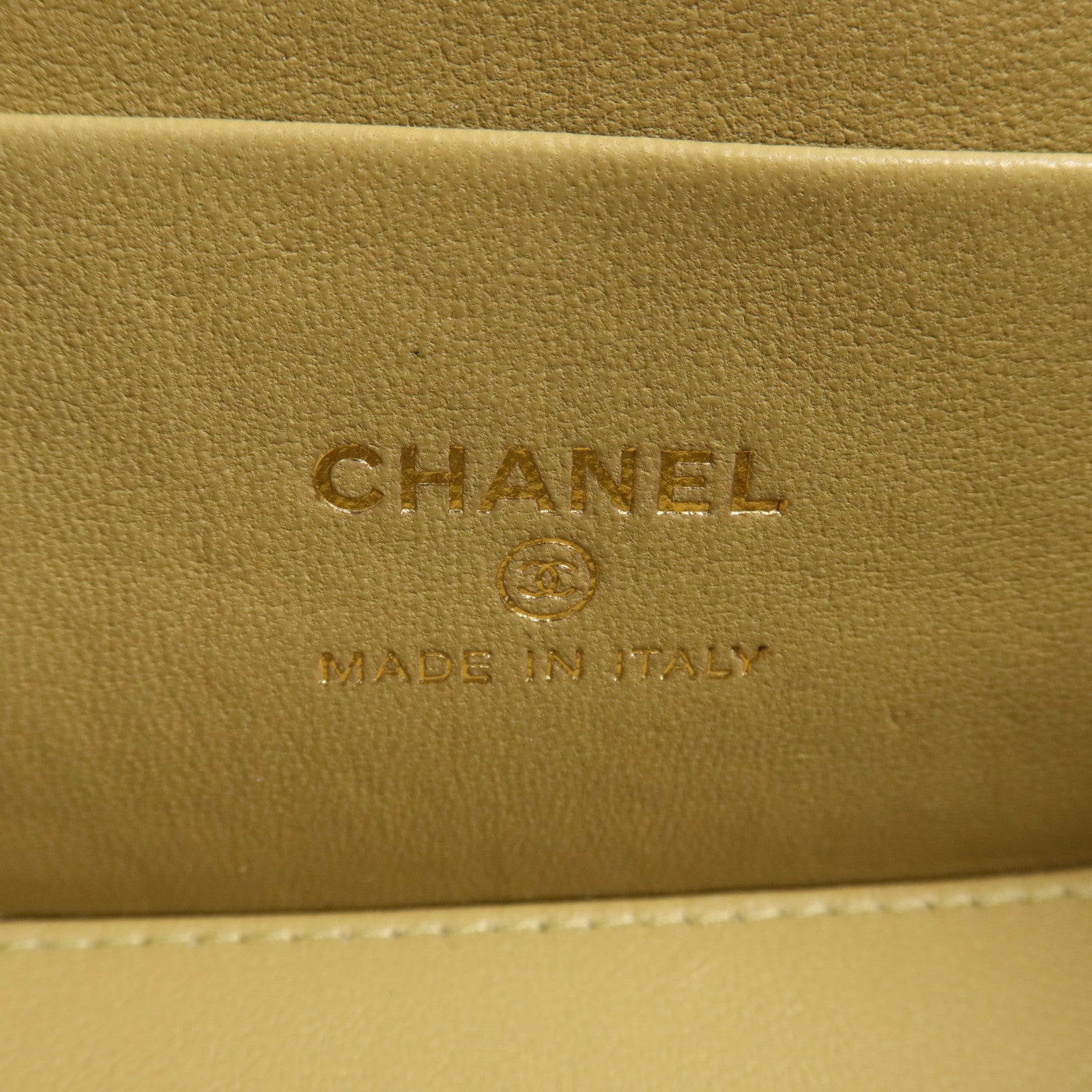 CHANEL 羊皮皮革Vanity Case金扣手挽肩背兩用袋