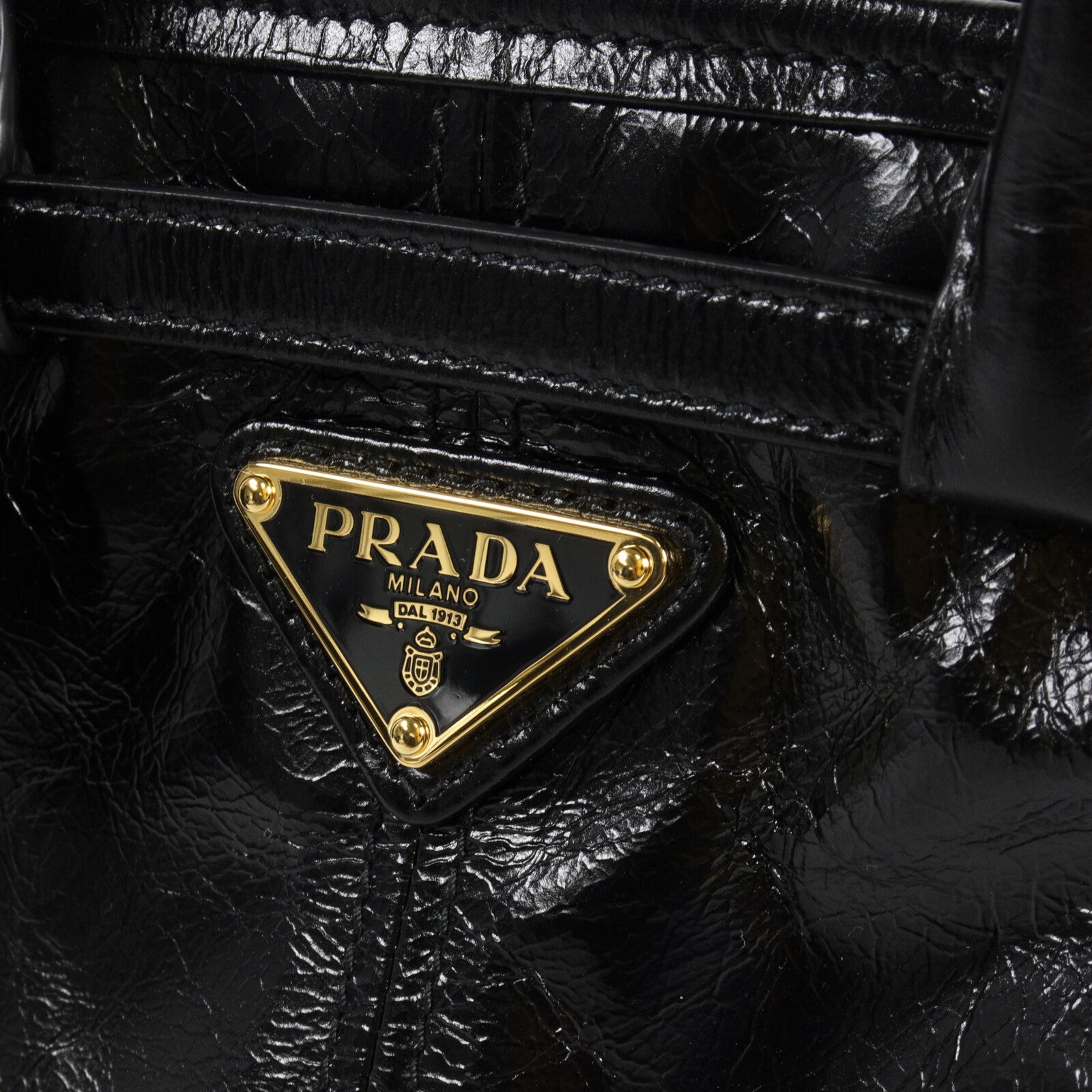 PRADA 牛皮皮革Bonnie Mini手挽肩背兩用袋