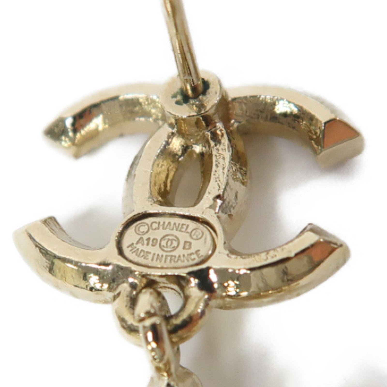 CHANEL 金屬Earrings耳環金色