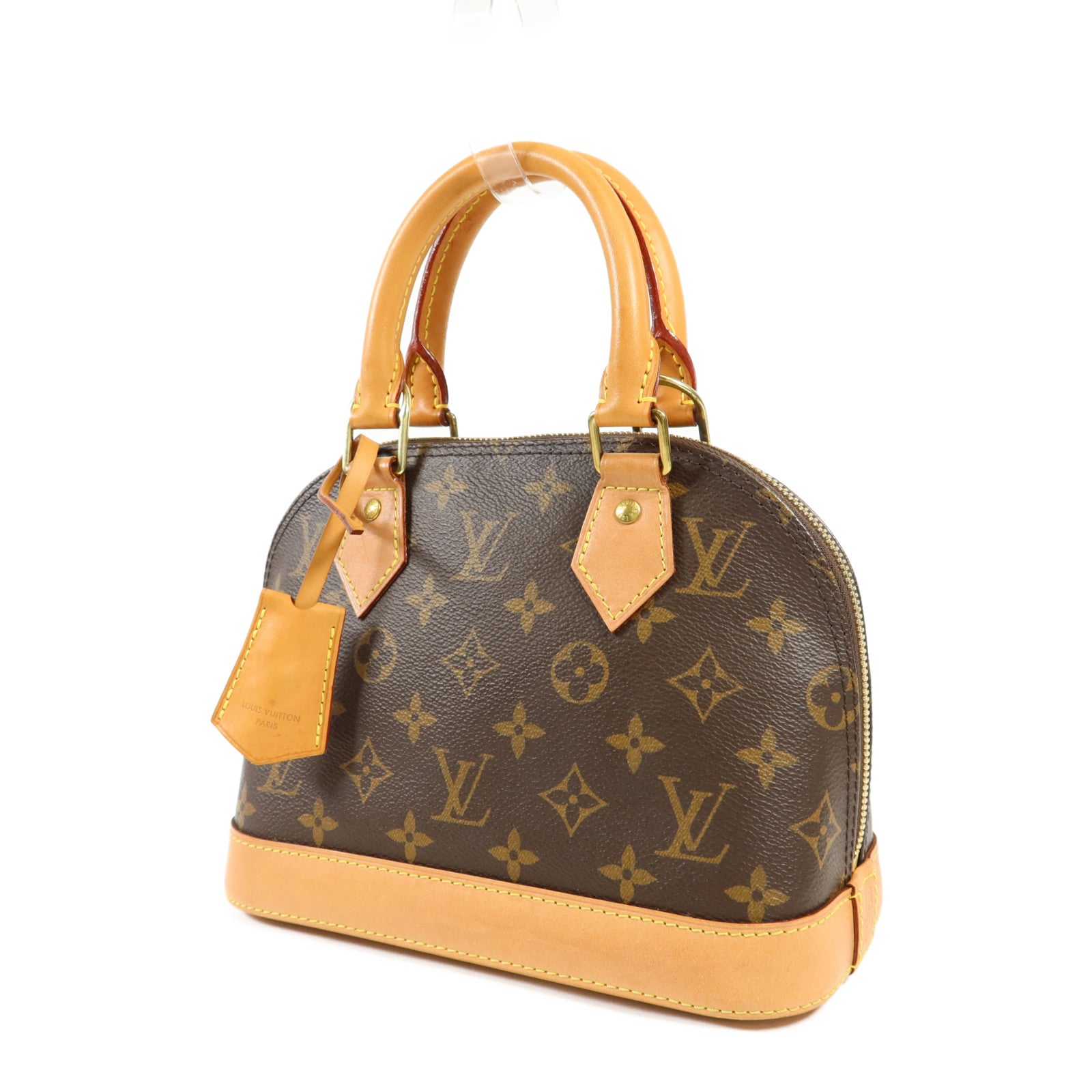 LOUIS VUITTON Monogram Alma BB金扣手挽肩背兩用袋