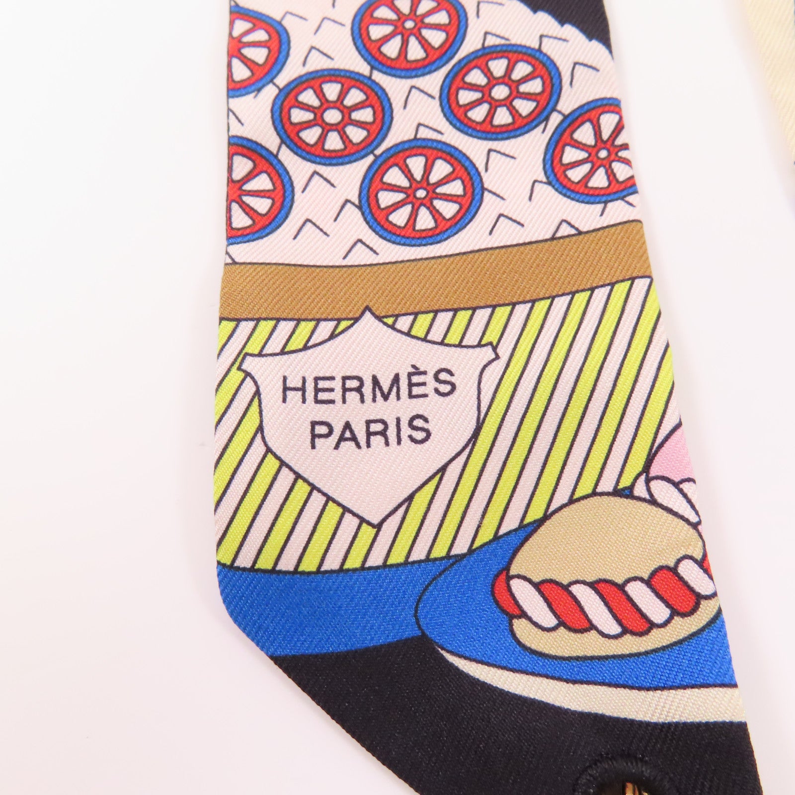 HERMES 絲質Twilly絲巾