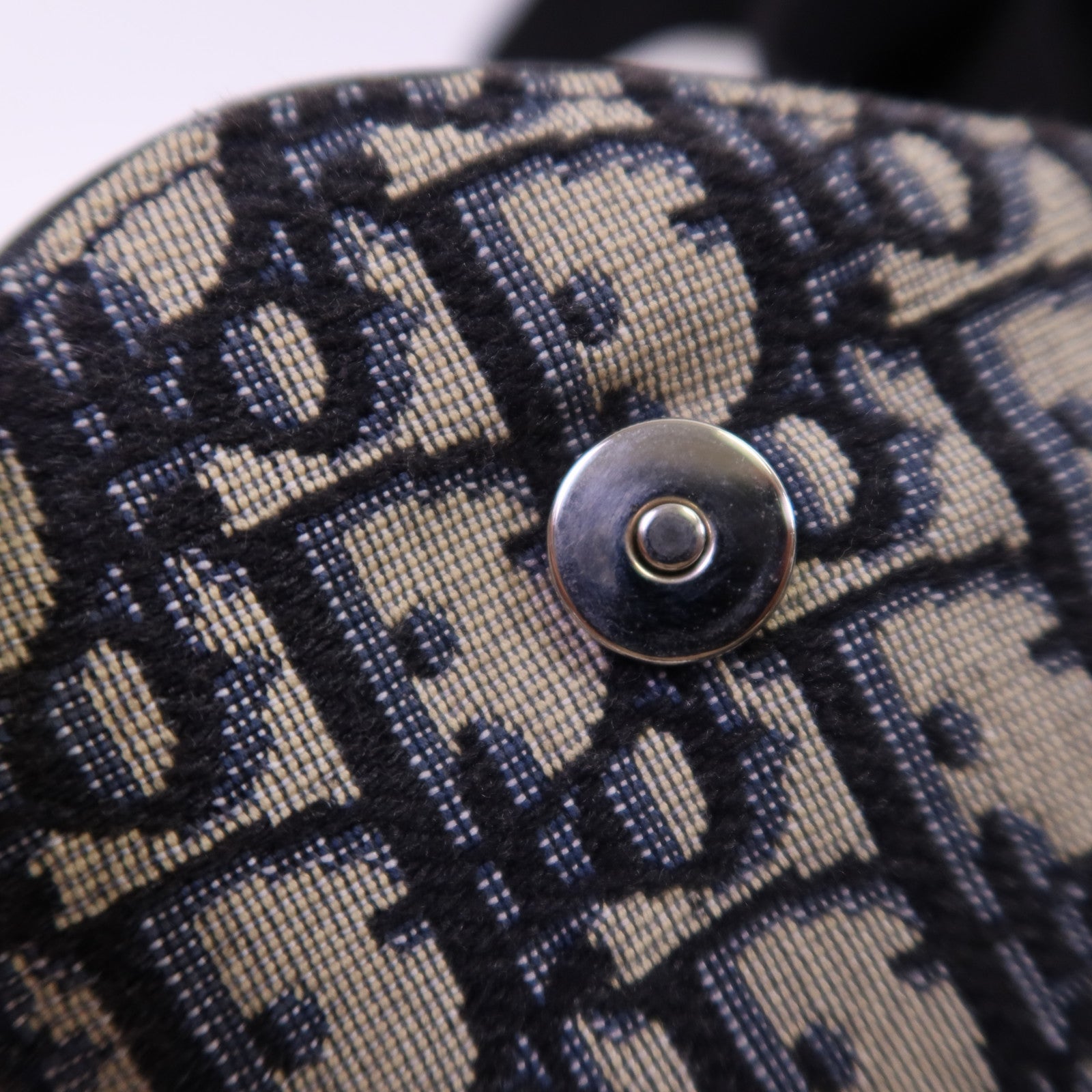 Dior 【激減優惠】Obriqur帆布Saddle Oblique銀扣肩背袋