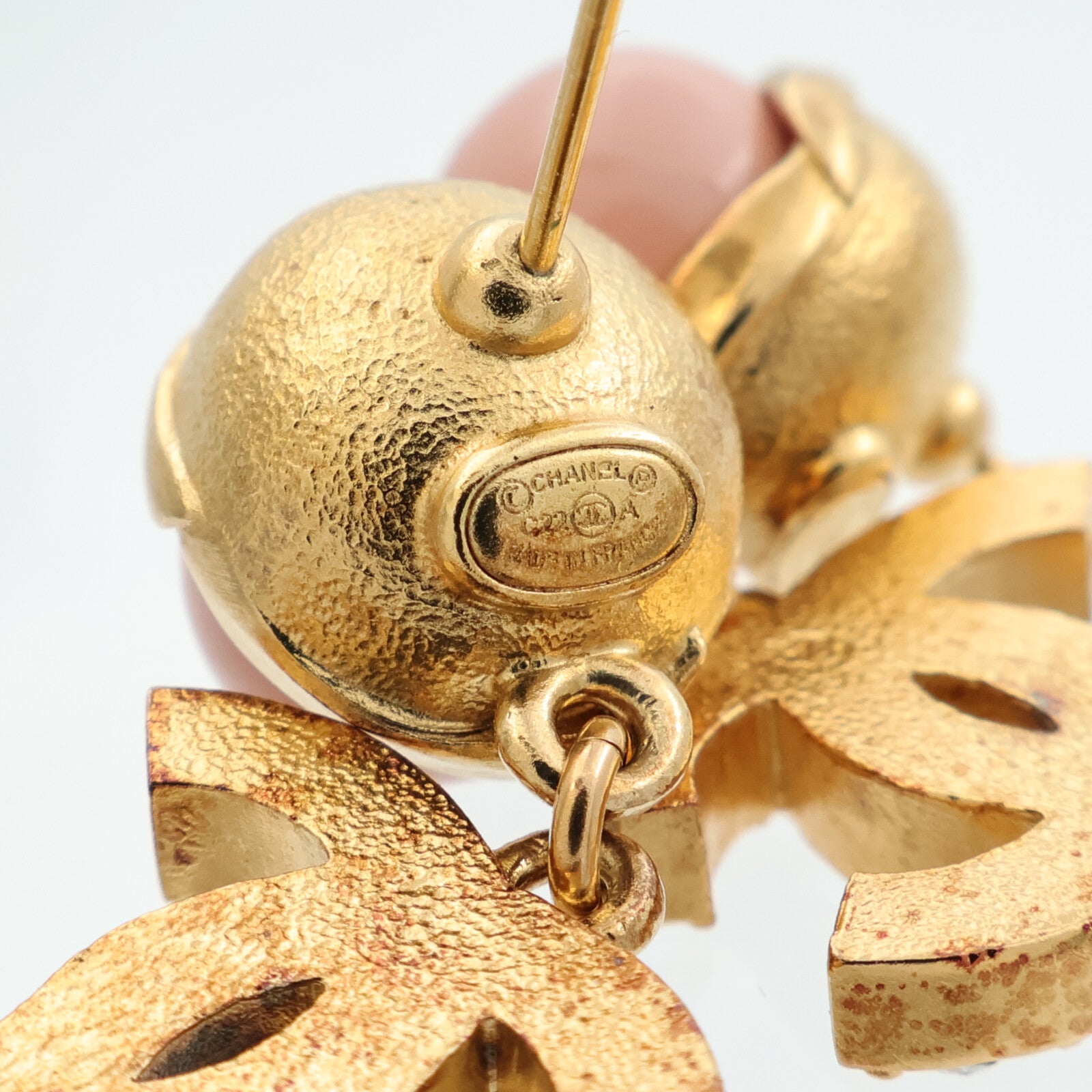 CHANEL 金屬/PVC Earrings耳環