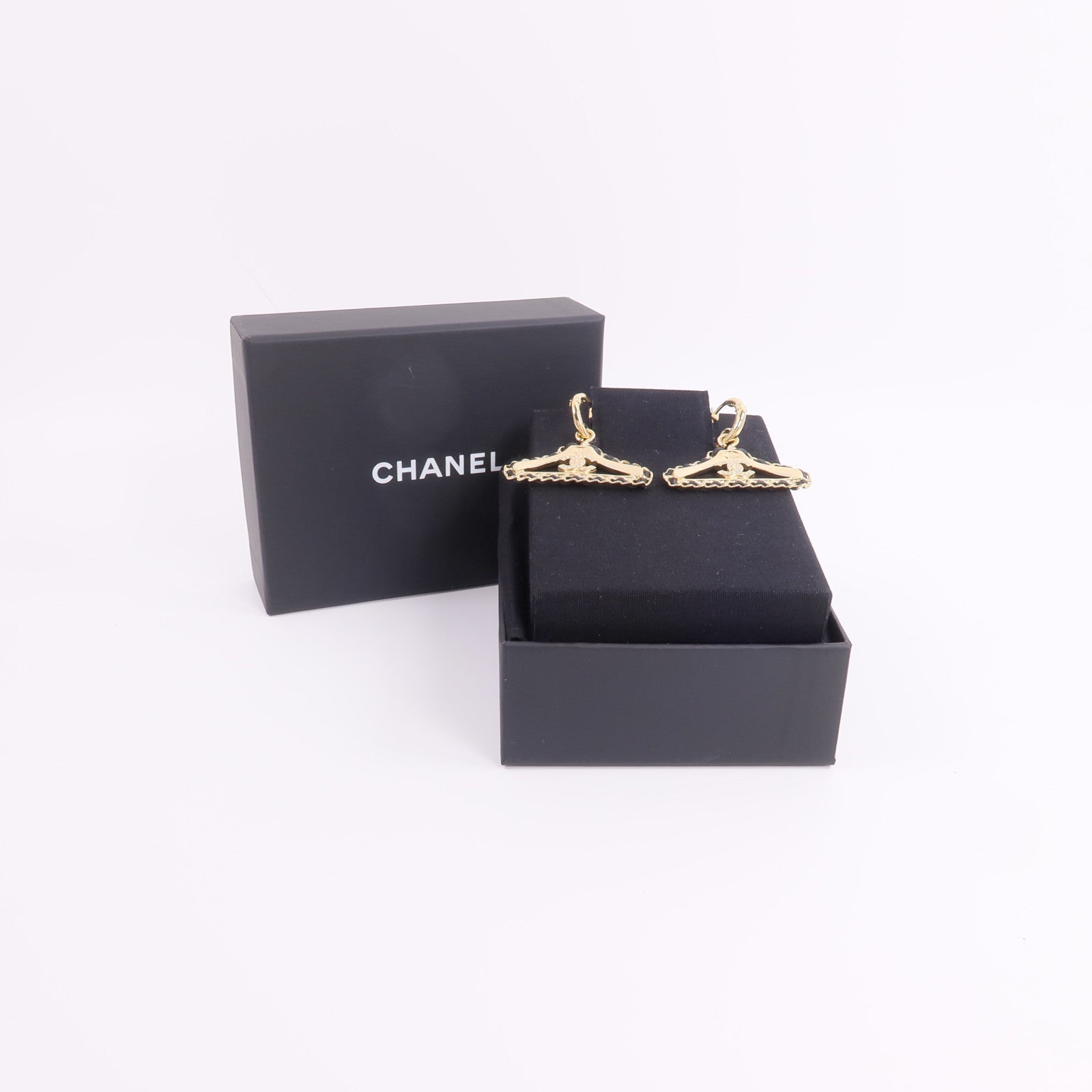 CHANEL 【激減優惠】金屬/羊皮皮革Earrings耳環
