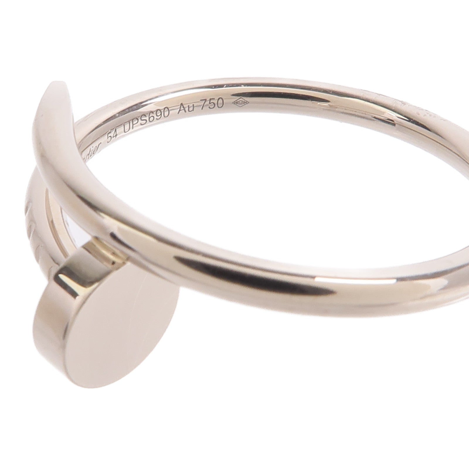 CARTIER 18K白金Juste Un Clou戒指