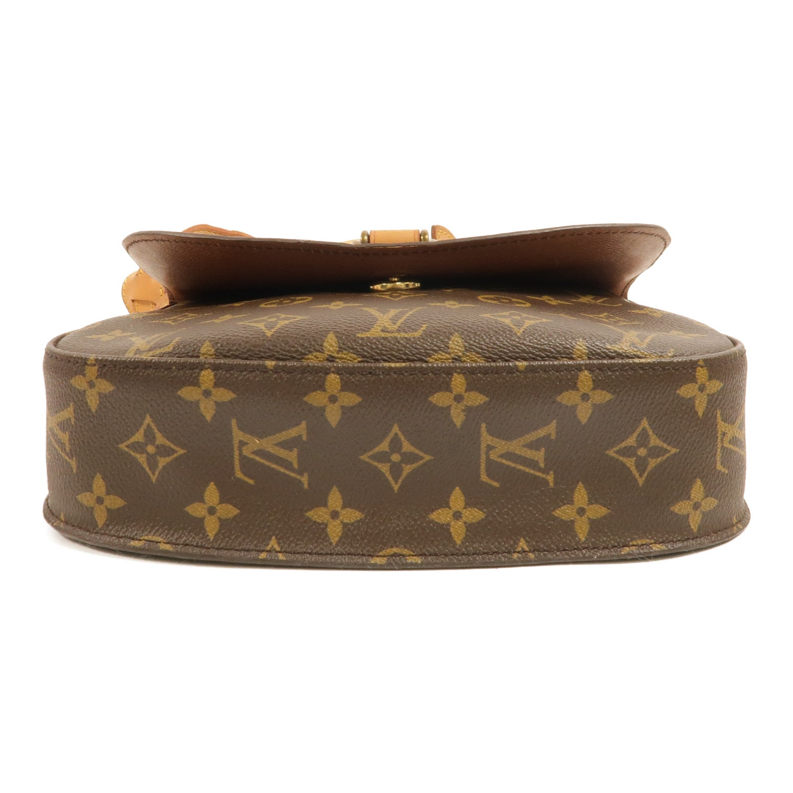 LOUIS VUITTON Monogram Saint Cloud GM金扣肩背袋
