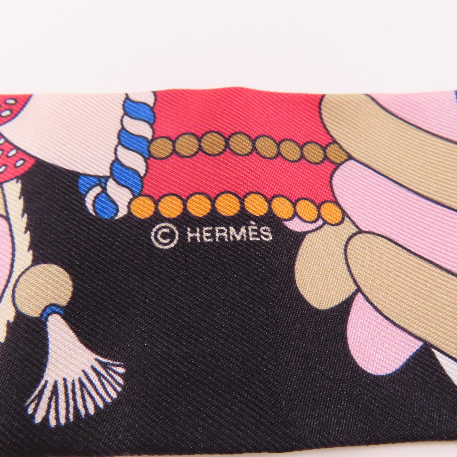HERMES 絲質Twilly絲巾