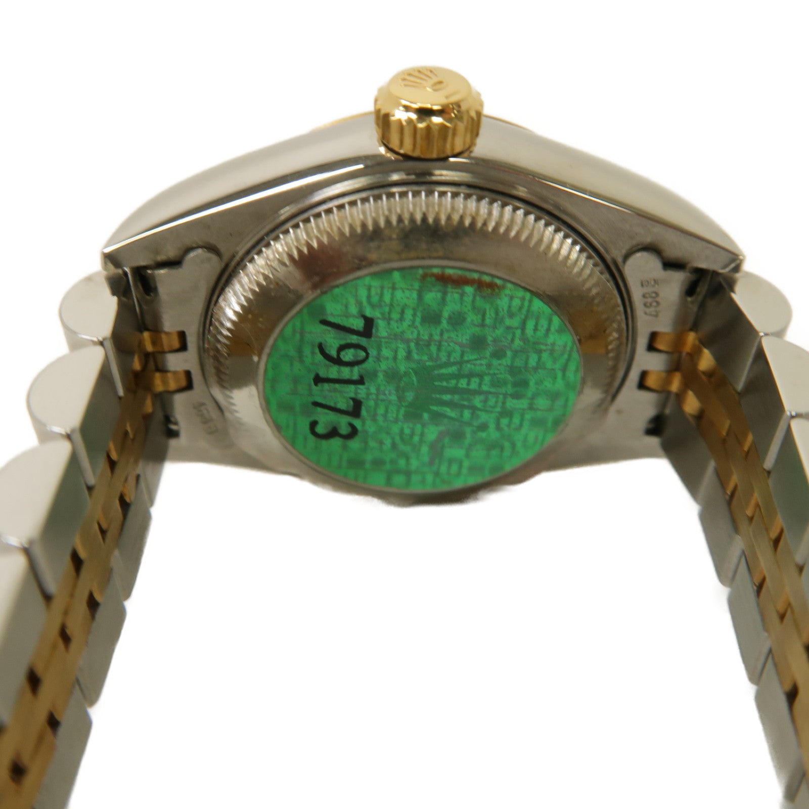 ROLEX Datejust 26mm 18K黃金/不鏽鋼手錶自動機芯白色