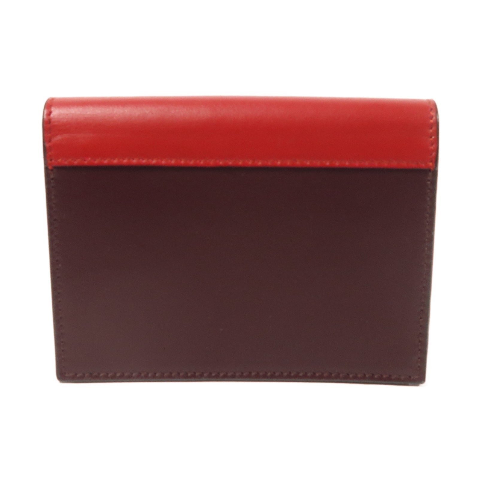 CELINE 牛皮皮革Card Case金扣卡片套紅色/黃色/啡色