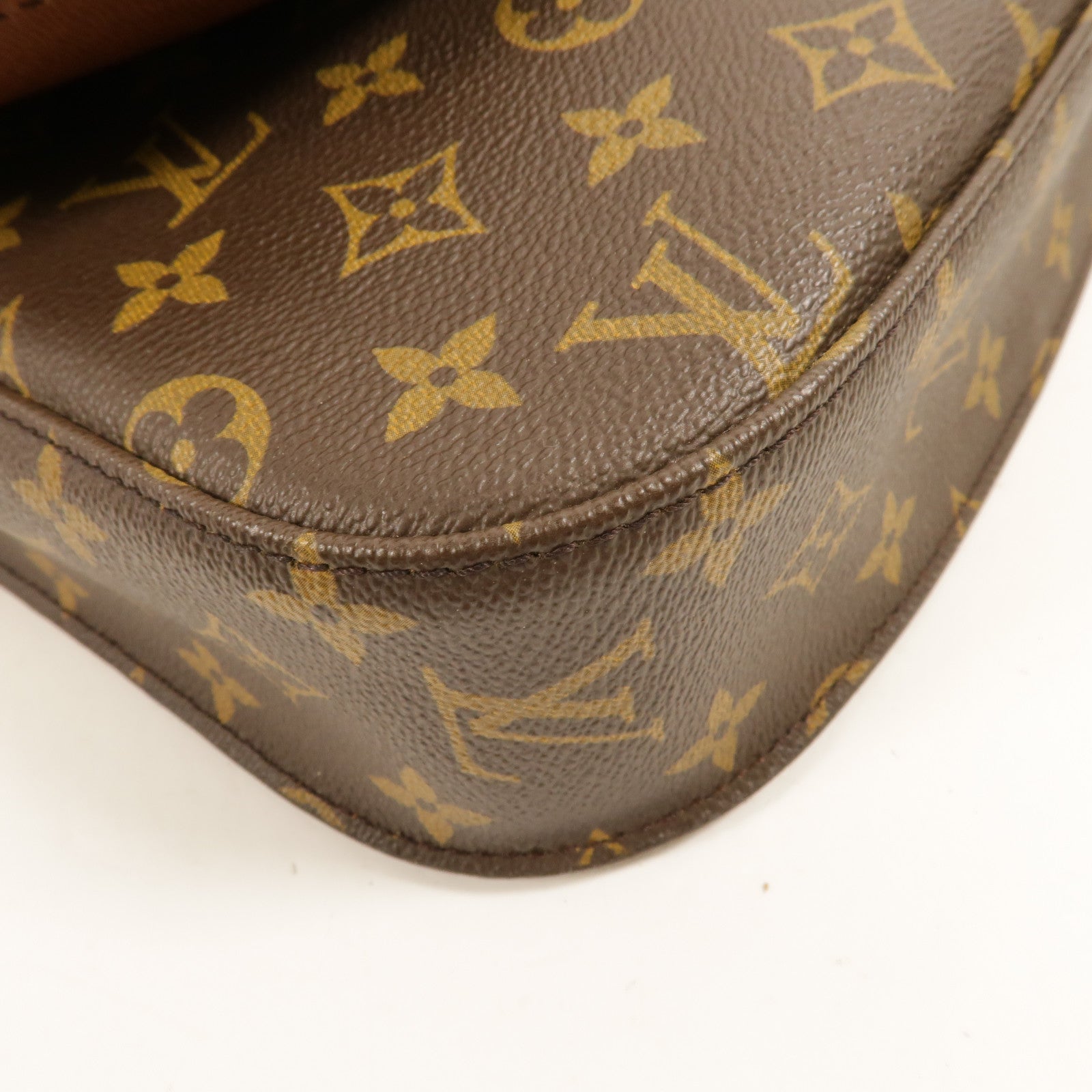 LOUIS VUITTON Monogram Saint Cloud GM金扣肩背袋