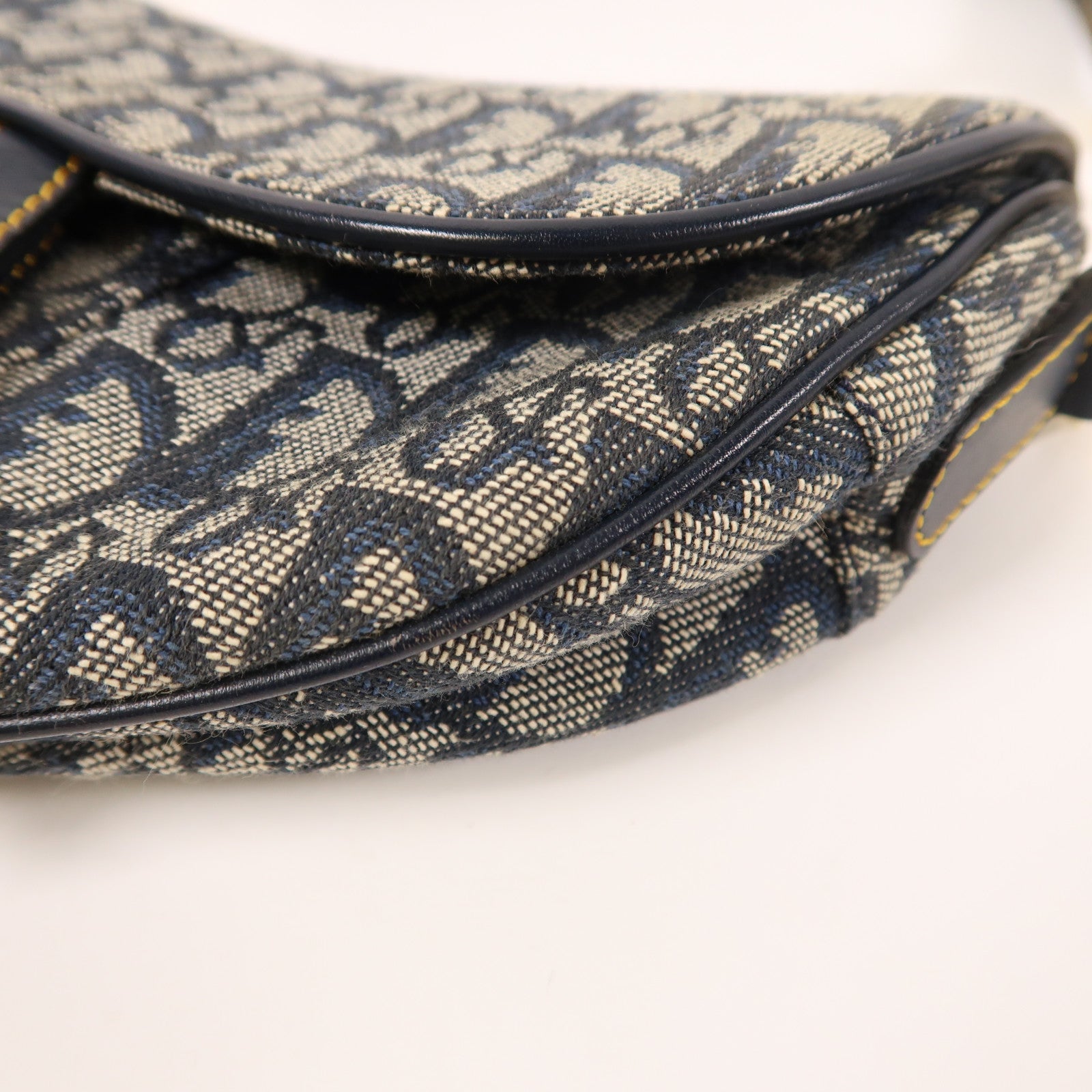 Dior 帆布Vintage Saddle金扣肩背袋