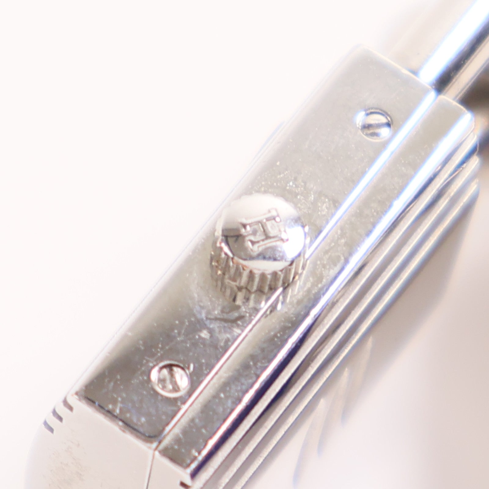 HERMES Double Kelly Quartz Watch KE1.210 Stainless Steel/Leather Bleu Electrique