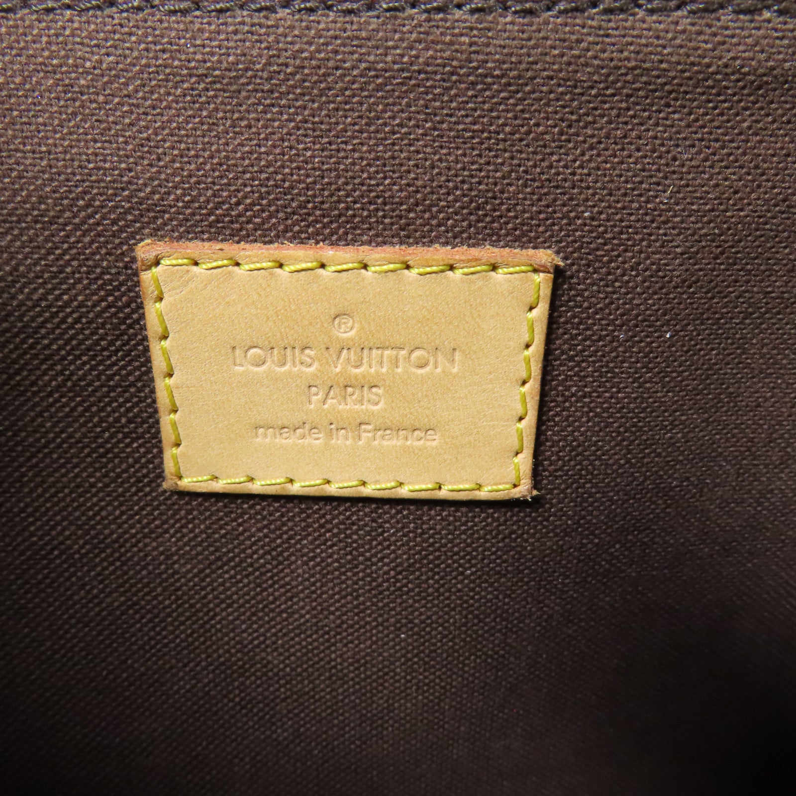 LOUIS VUITTON Monogram Menilmontant金扣肩背袋棕色
