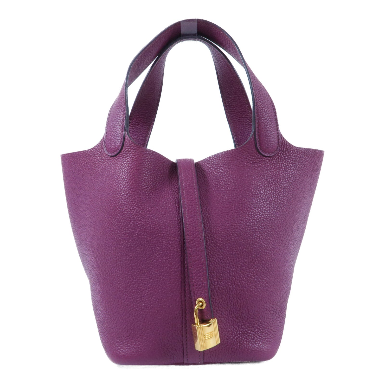 HERMES Maurice皮革Picotin PM手挽袋Anemone