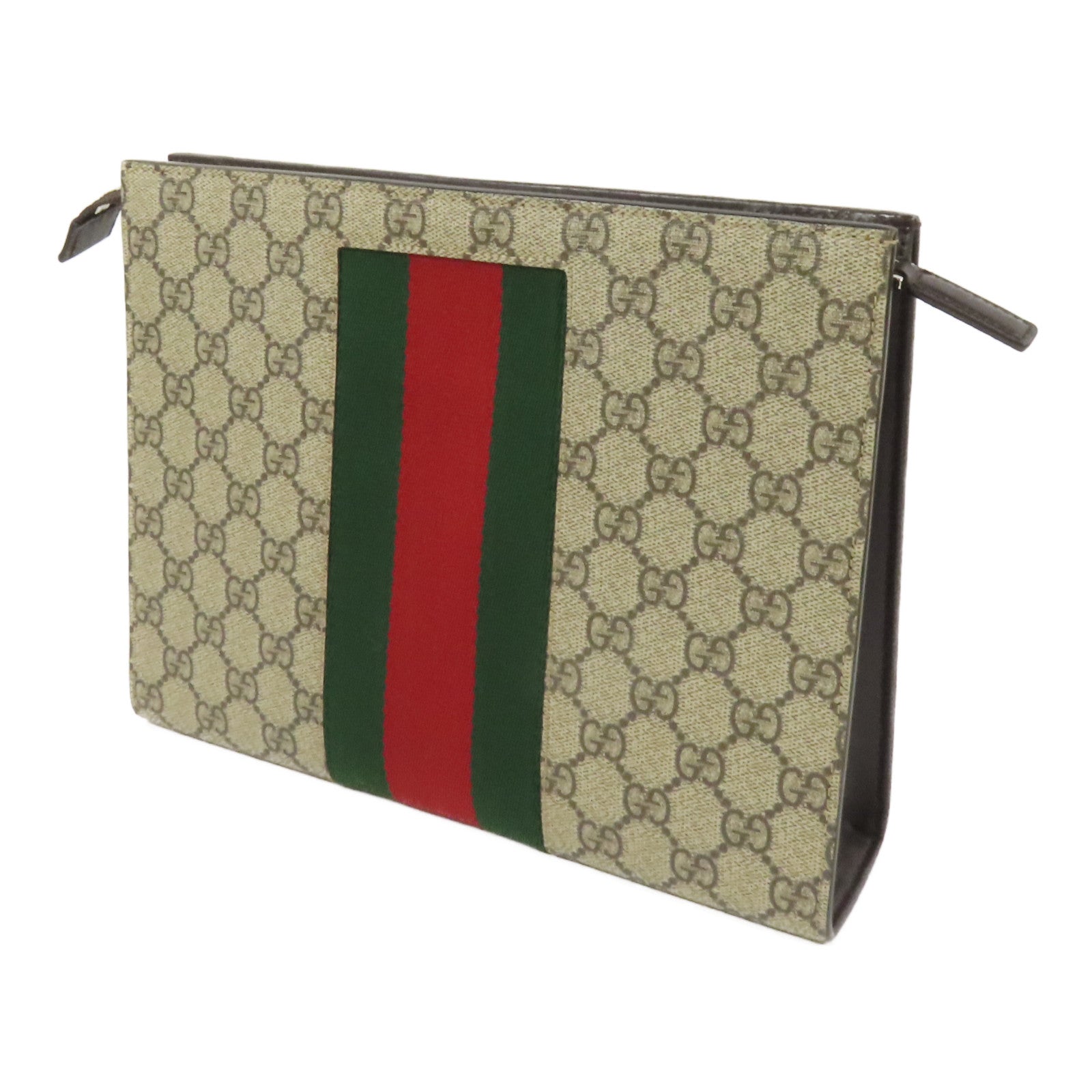 GUCCI 塗層帆布Clutch Bag手拿包