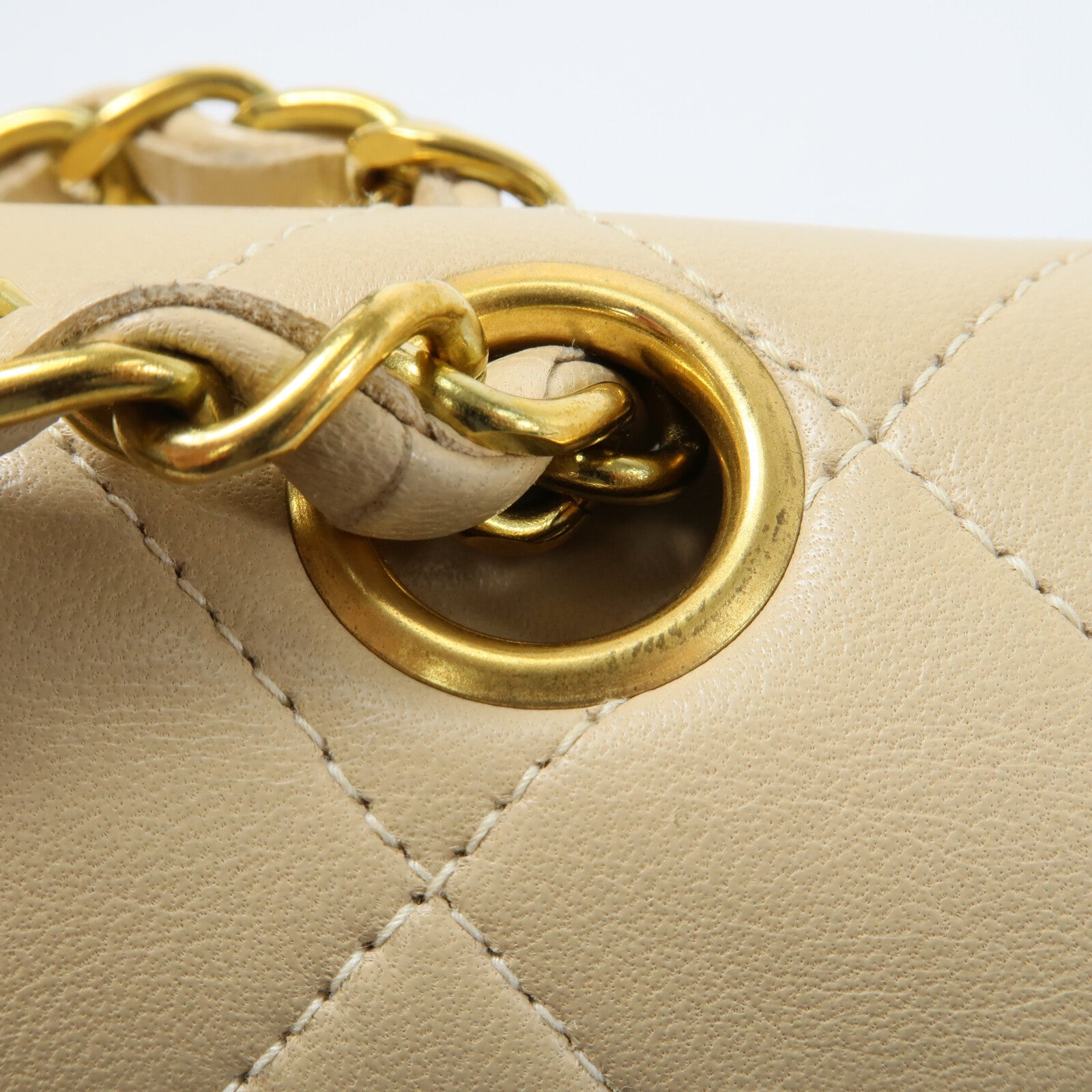 CHANEL 羊皮皮革Vintage Classic 23鏈帶肩背袋