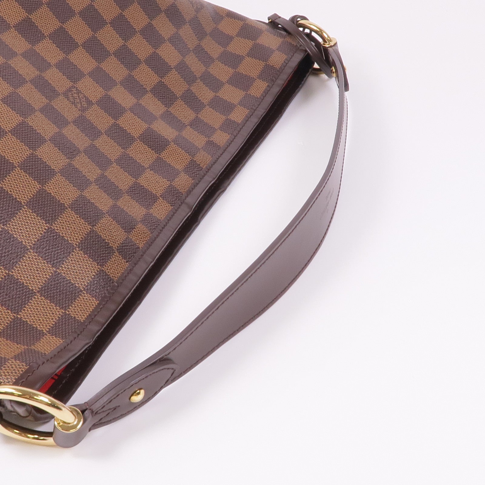 LOUIS VUITTON Damier Delightful MM金扣肩背袋
