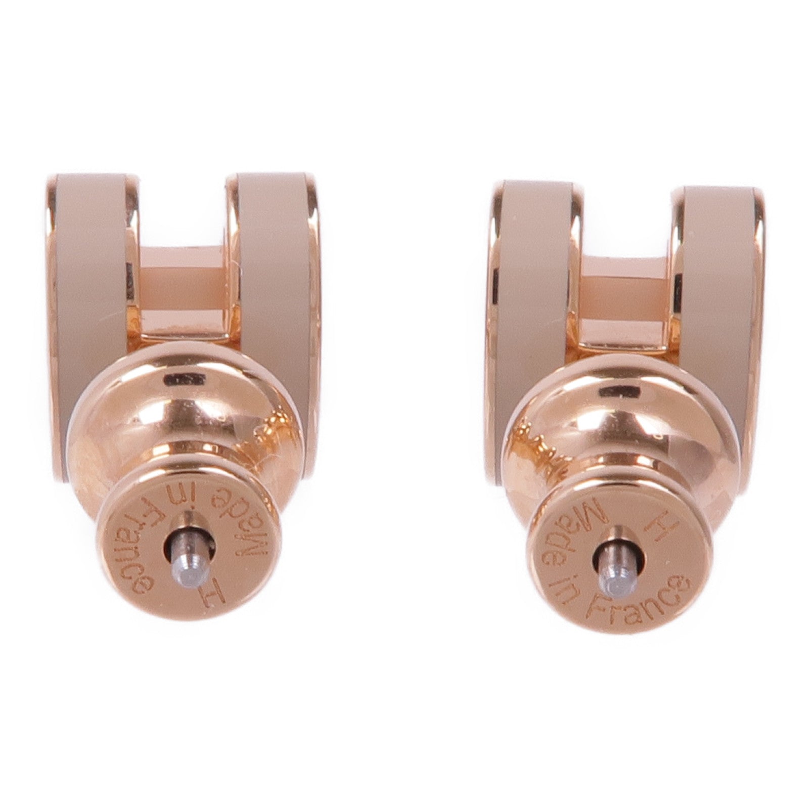 HERMES 金屬Mini Pop H Earrings耳環Chai