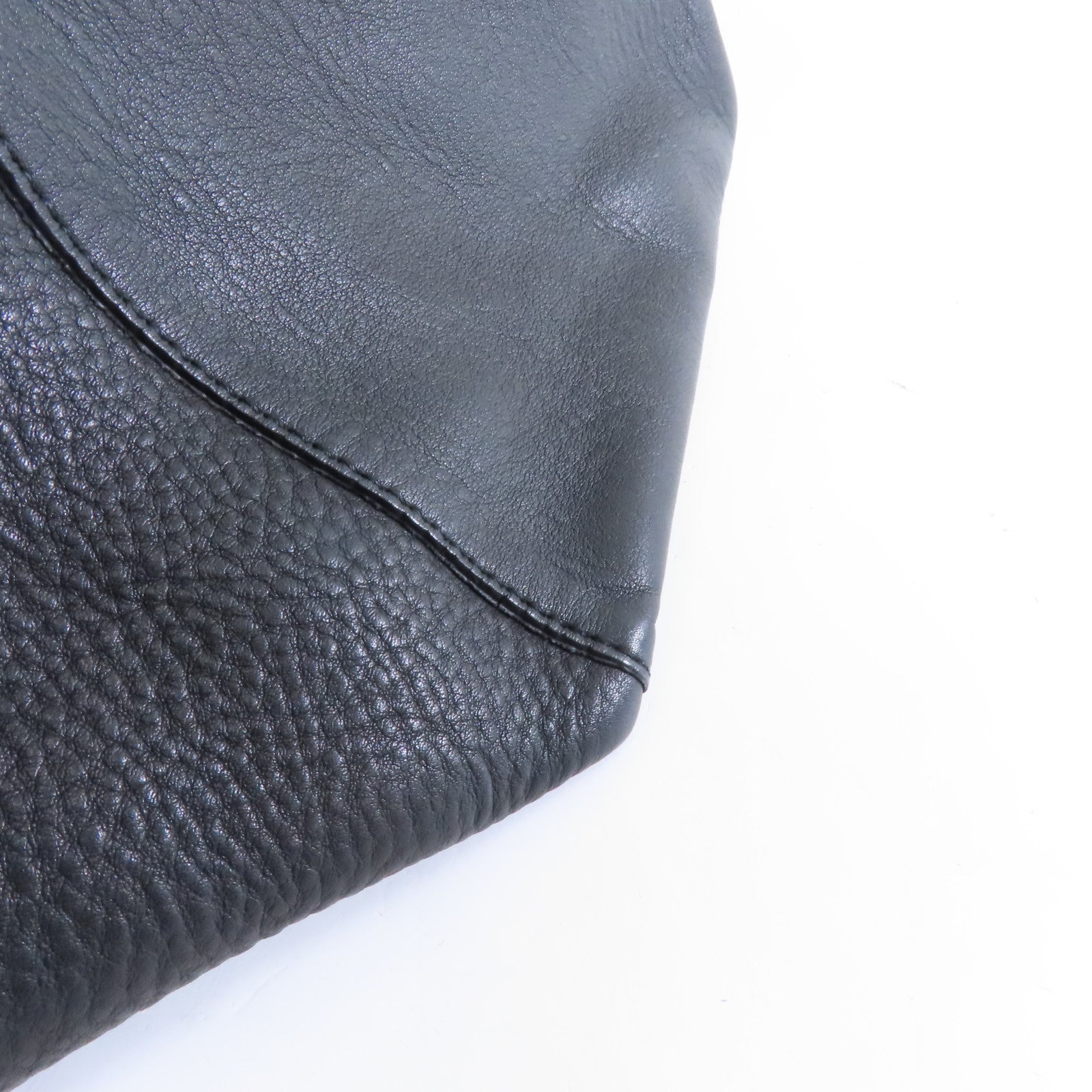 CELINE 牛皮皮革Tote Bag金扣手挽袋黑色