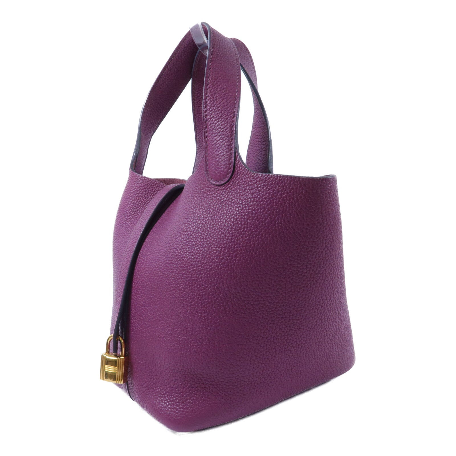 HERMES Maurice皮革Picotin PM手挽袋Anemone