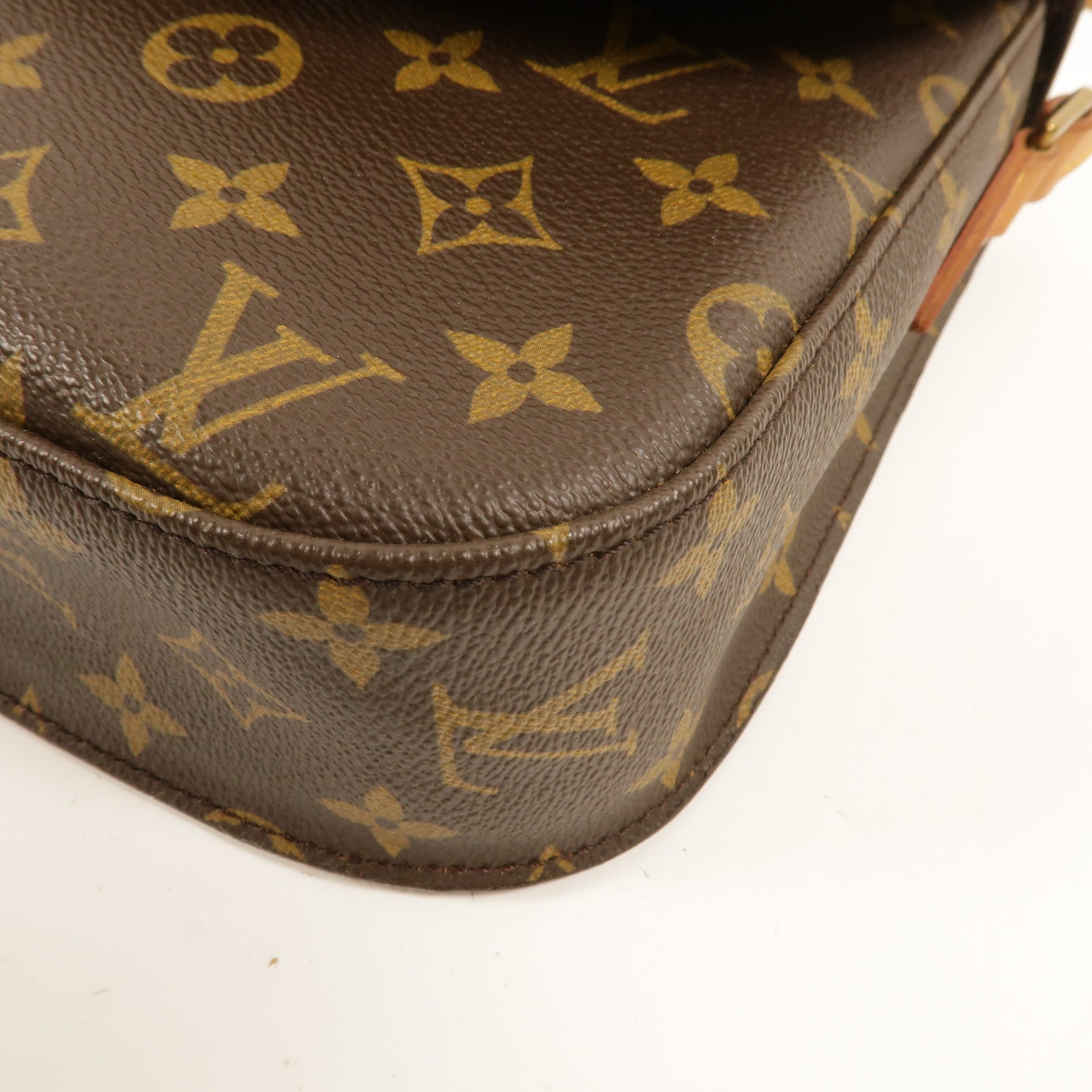 LOUIS VUITTON Monogram Saint Cloud GM金扣肩背袋