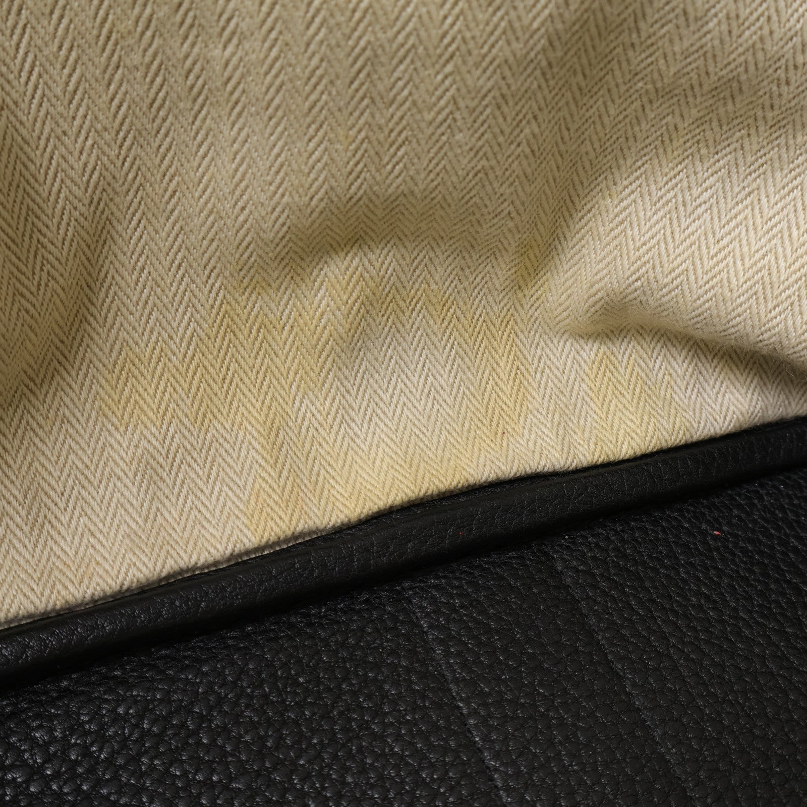 HERMES Negonda皮革GardenParty PM銀扣手挽袋Noir