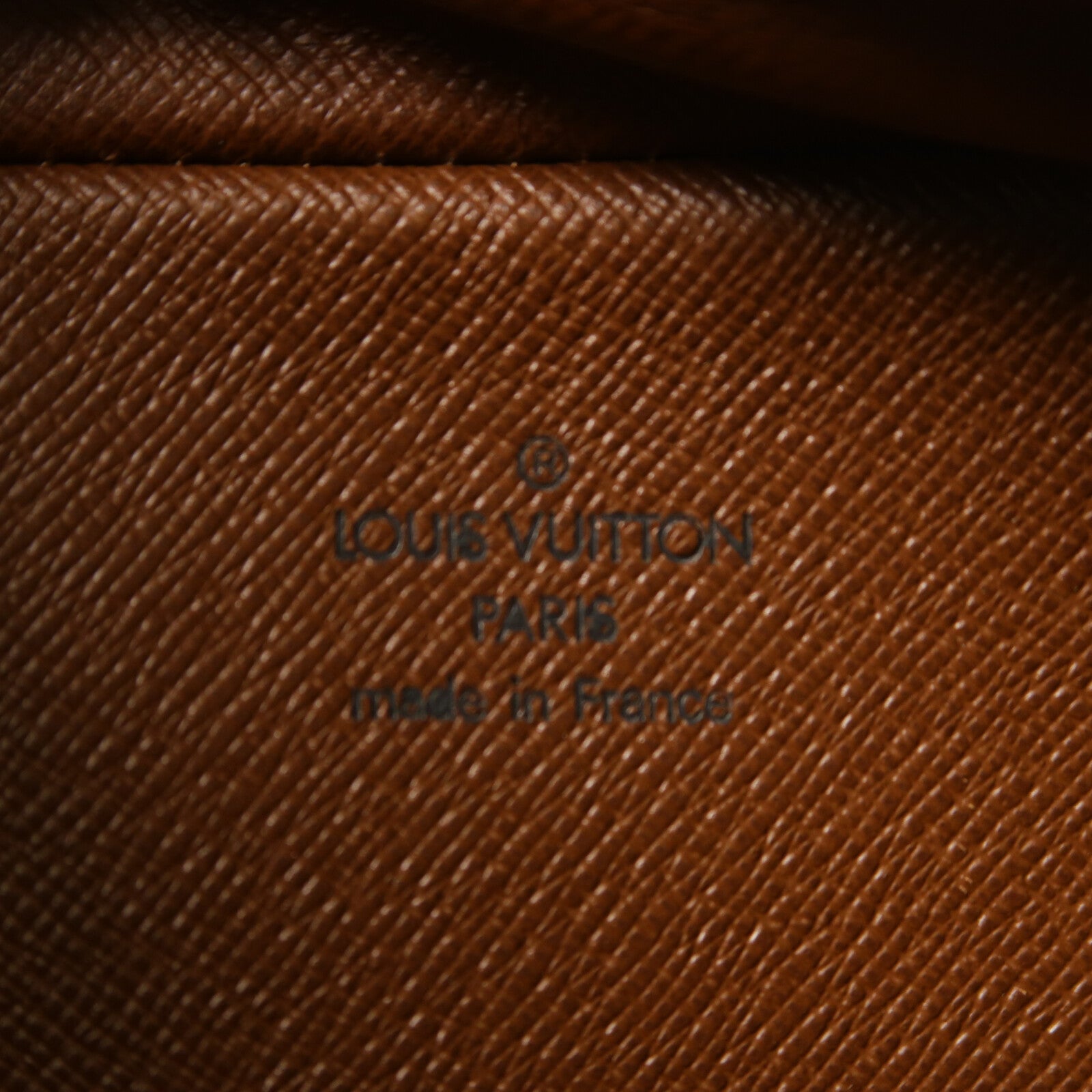 LOUIS VUITTON Monogram Cite GM金扣肩背袋棕色