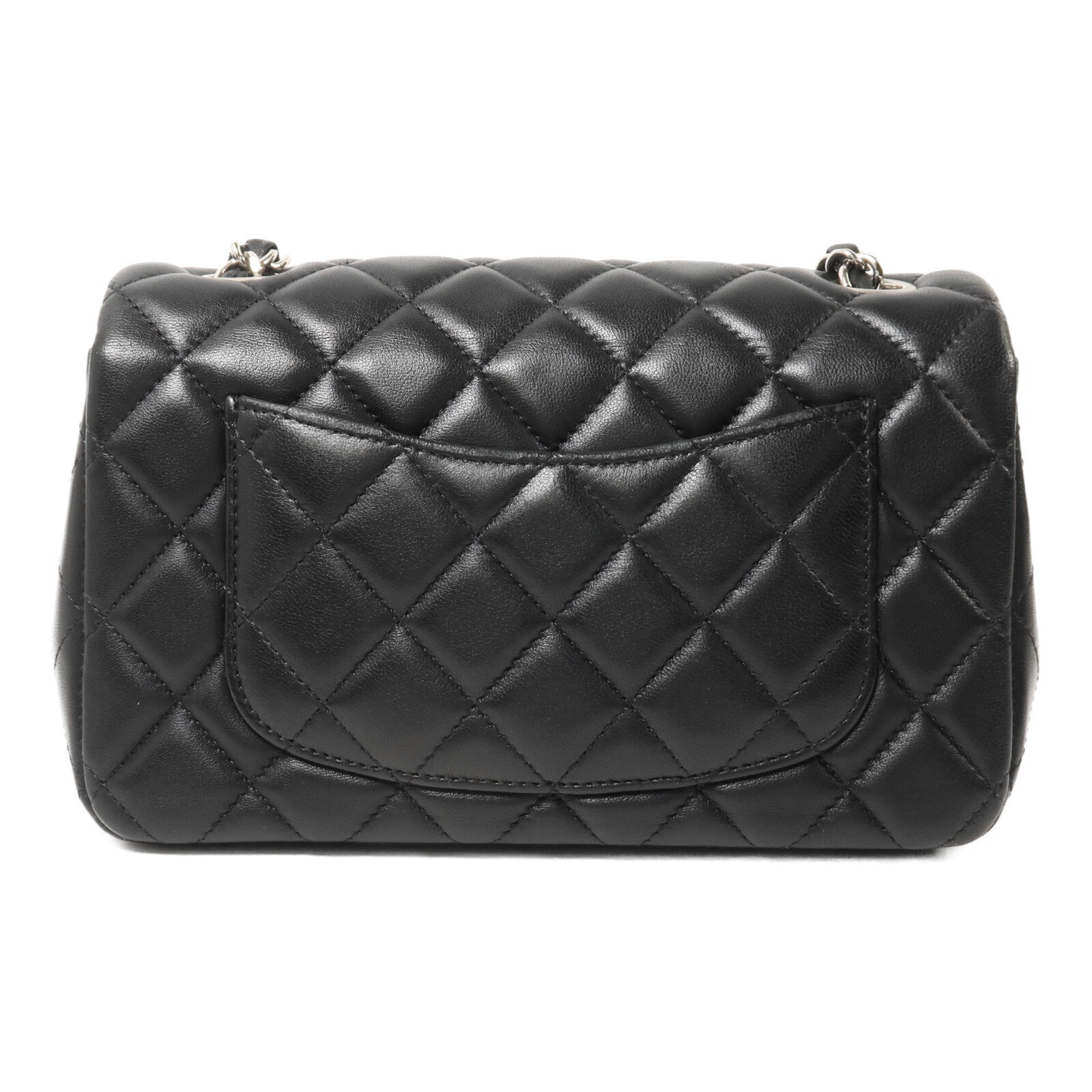 CHANEL 羊皮皮革Classic 20 Mini鏈帶肩背袋