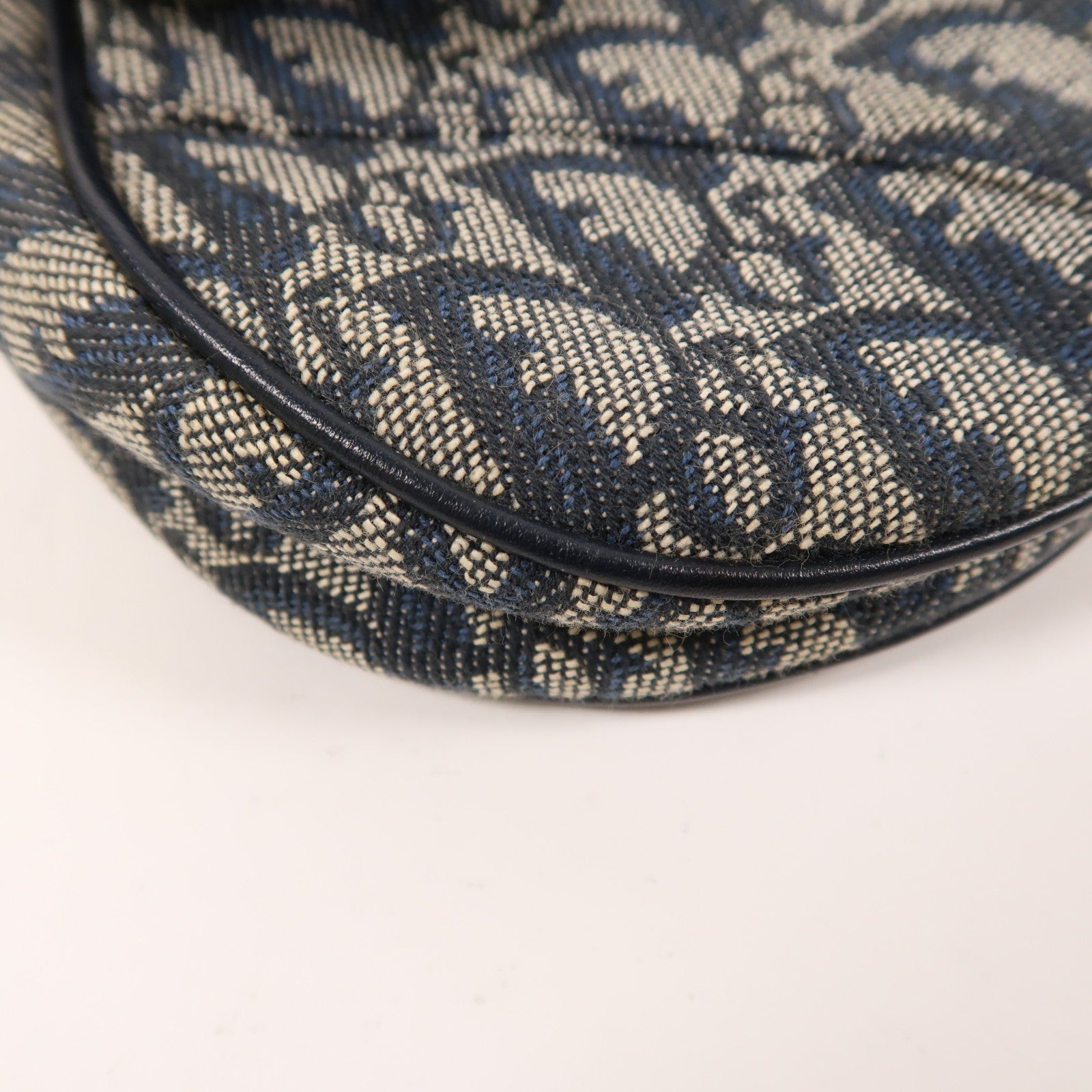 Dior 帆布Vintage Saddle金扣肩背袋