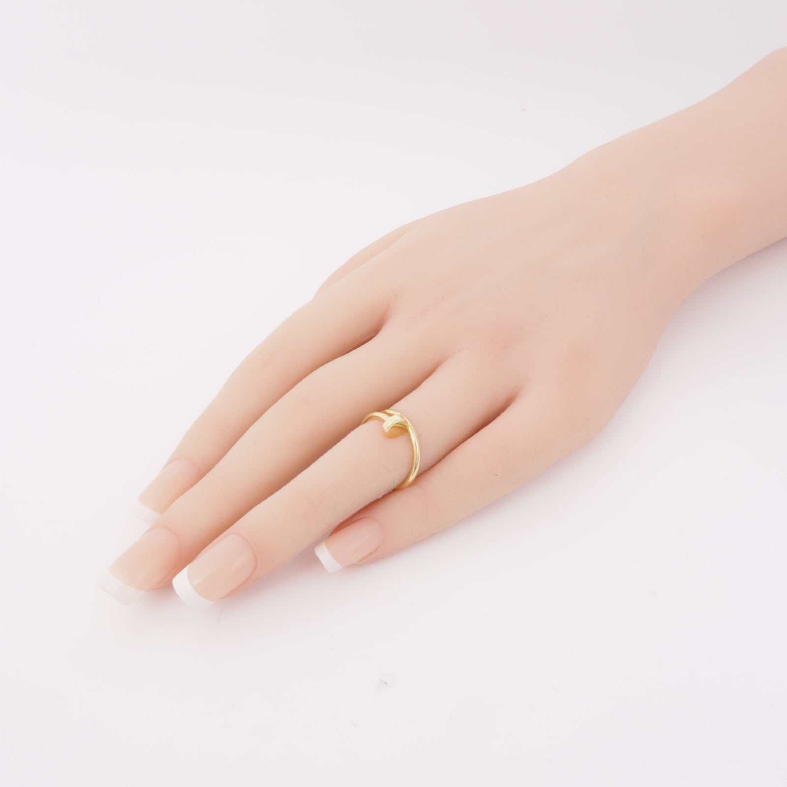 CARTIER 18K黃金Juste Un Clou戒指US#4.5