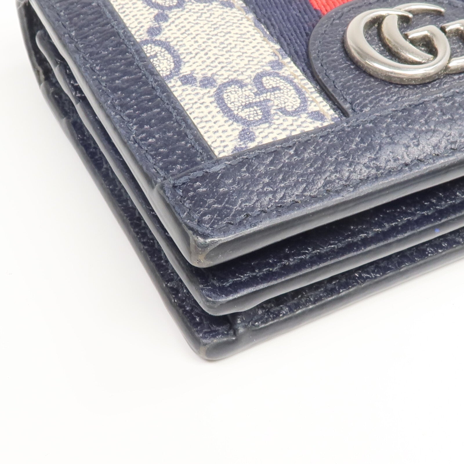 GUCCI 塗層帆布Ophidia Card Case卡片套