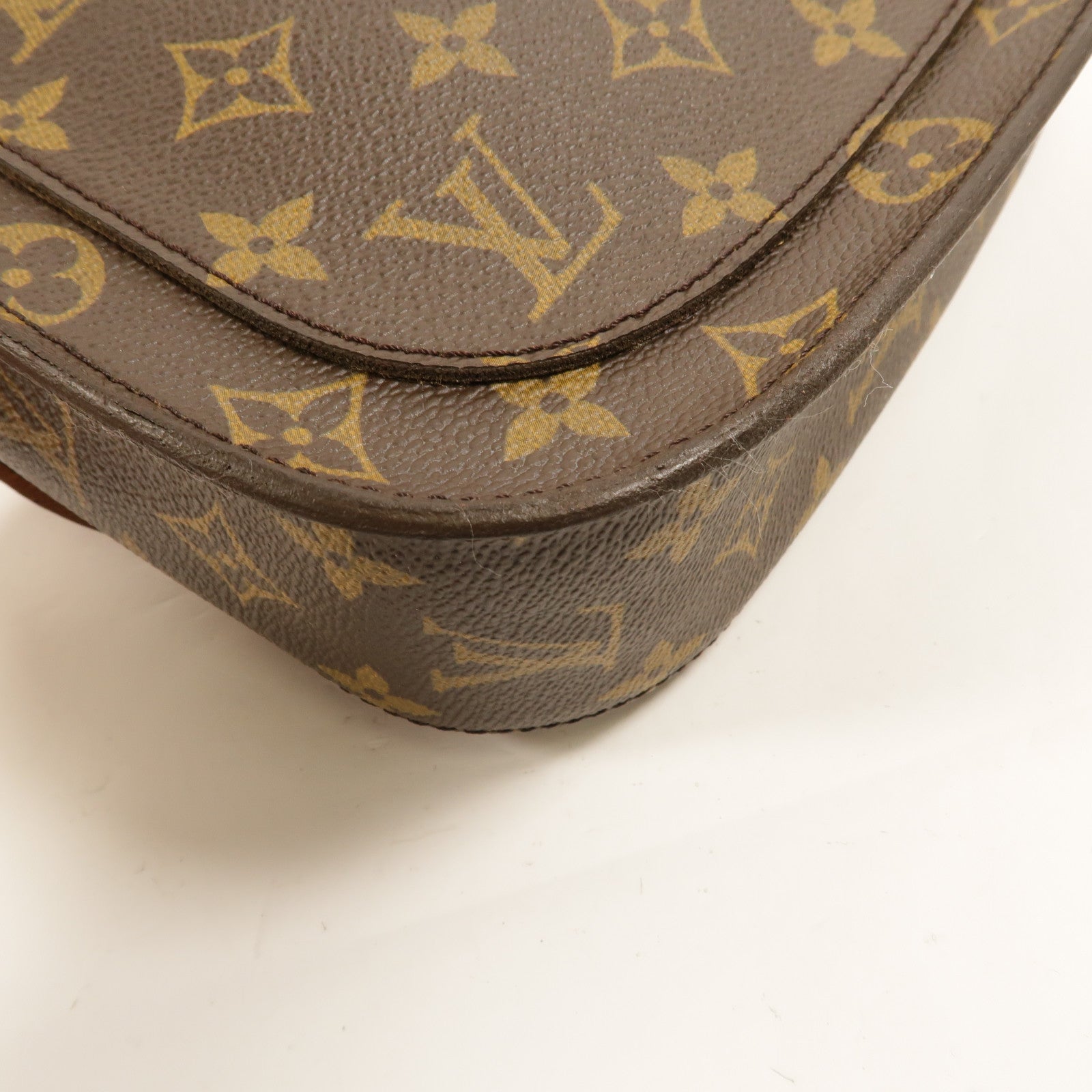 LOUIS VUITTON Monogram Saint Cloud GM金扣肩背袋