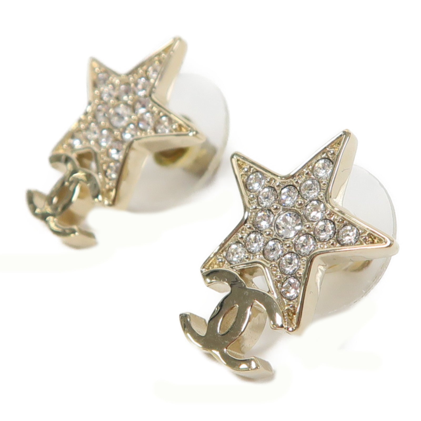 CHANEL 金屬Earrings耳環金色