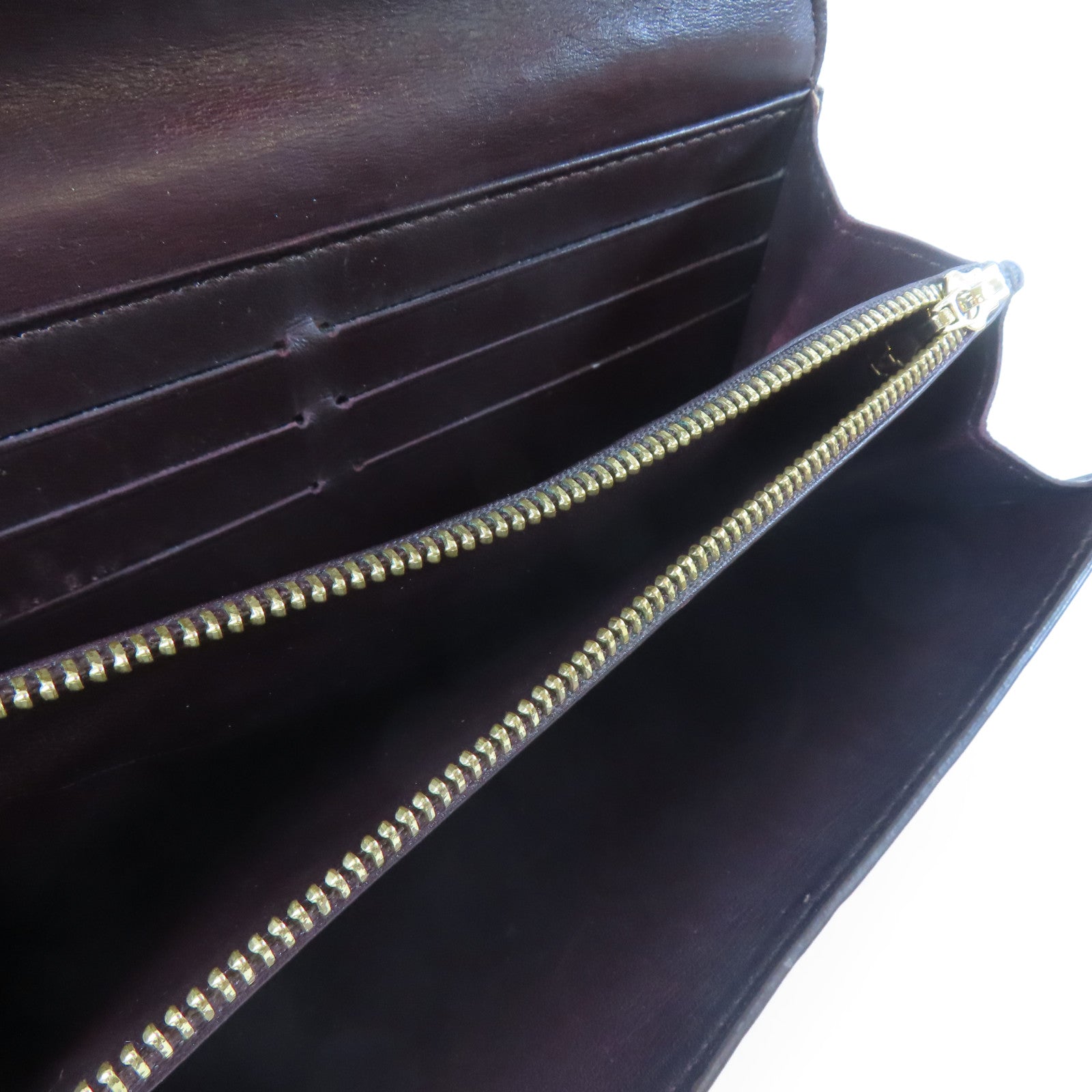 LOUIS VUITTON 【激減優惠】Vernis Long Wallet金扣長錢包黑色