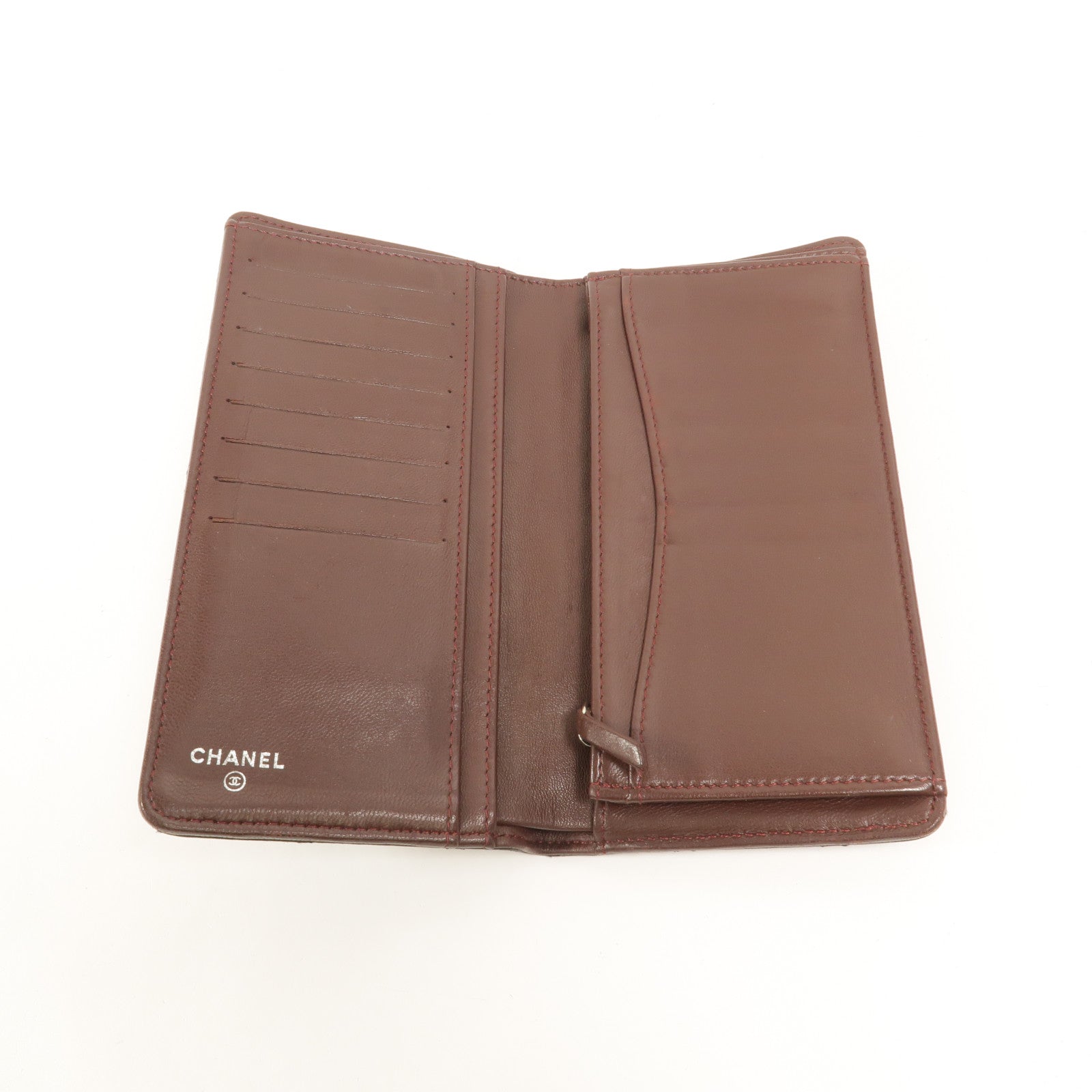 CHANEL 羊皮皮革Long Wallet長錢包