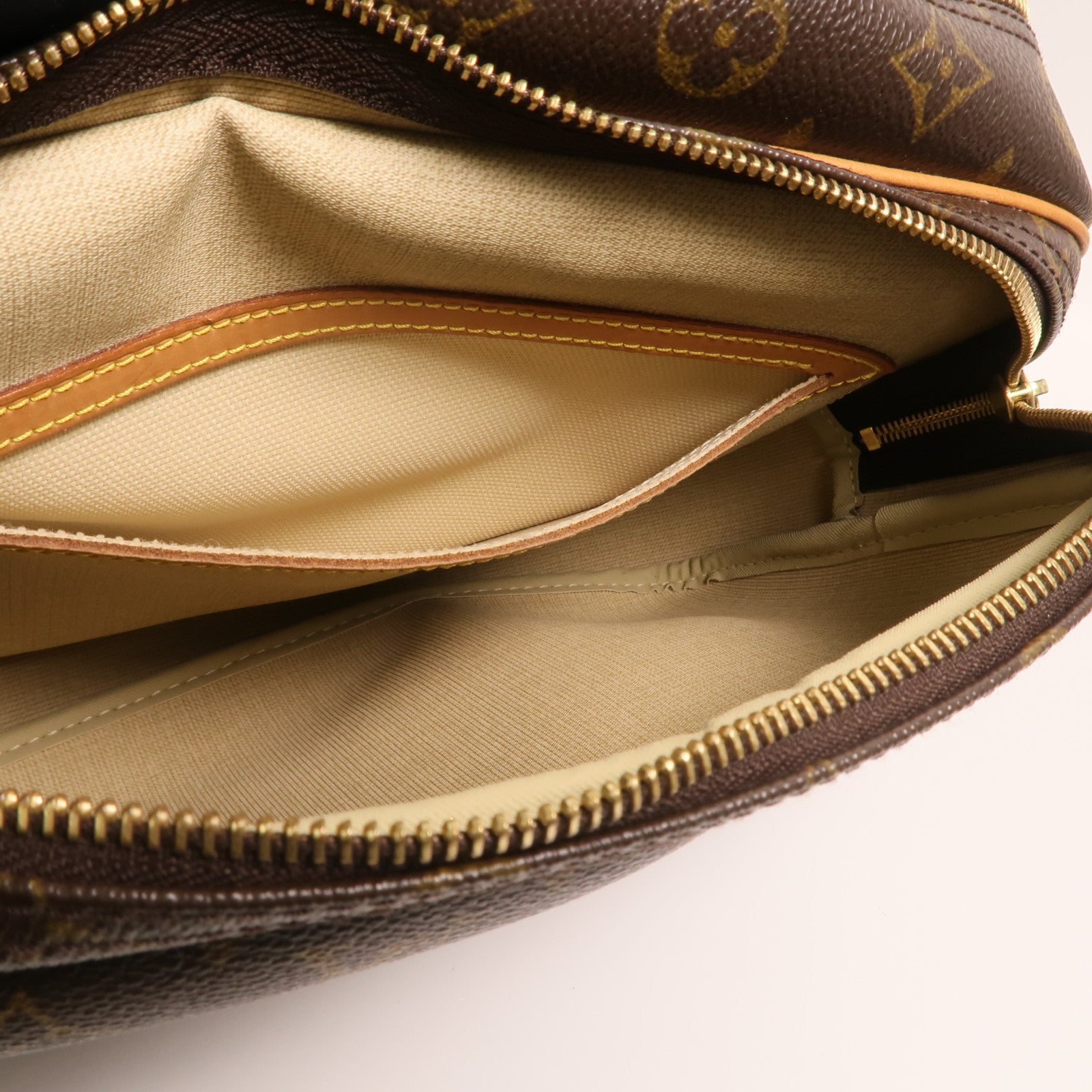 LOUIS VUITTON Monogram Reporter PM金扣肩背袋