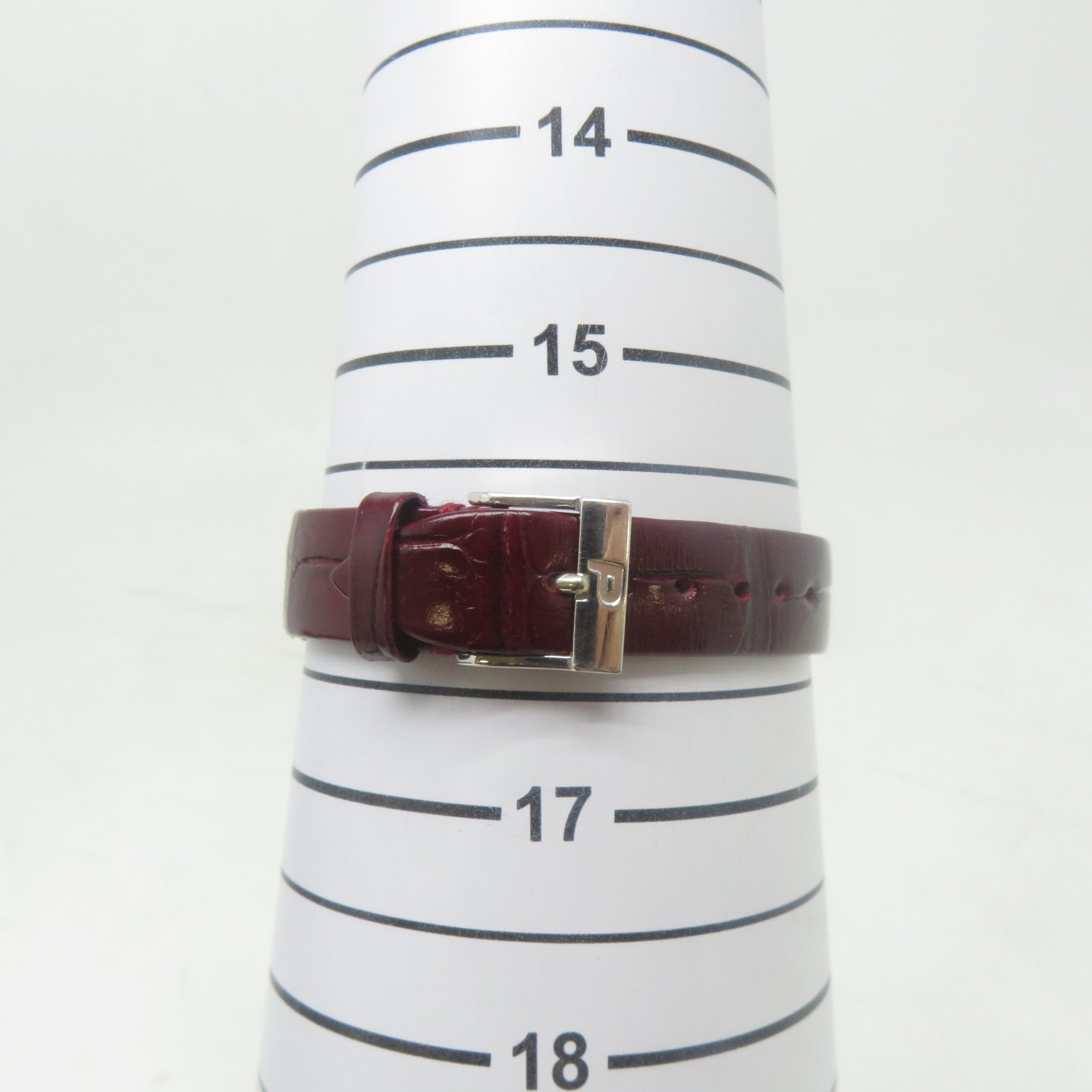 PIAGET 18K白金Tanagra Dia手錶石英機芯銀色