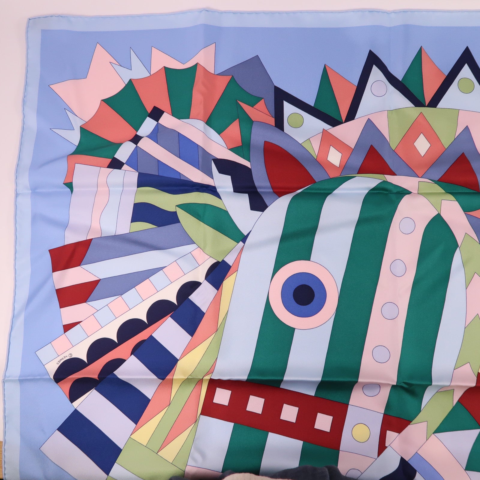 HERMES 絲質Scarf 90X90絲巾