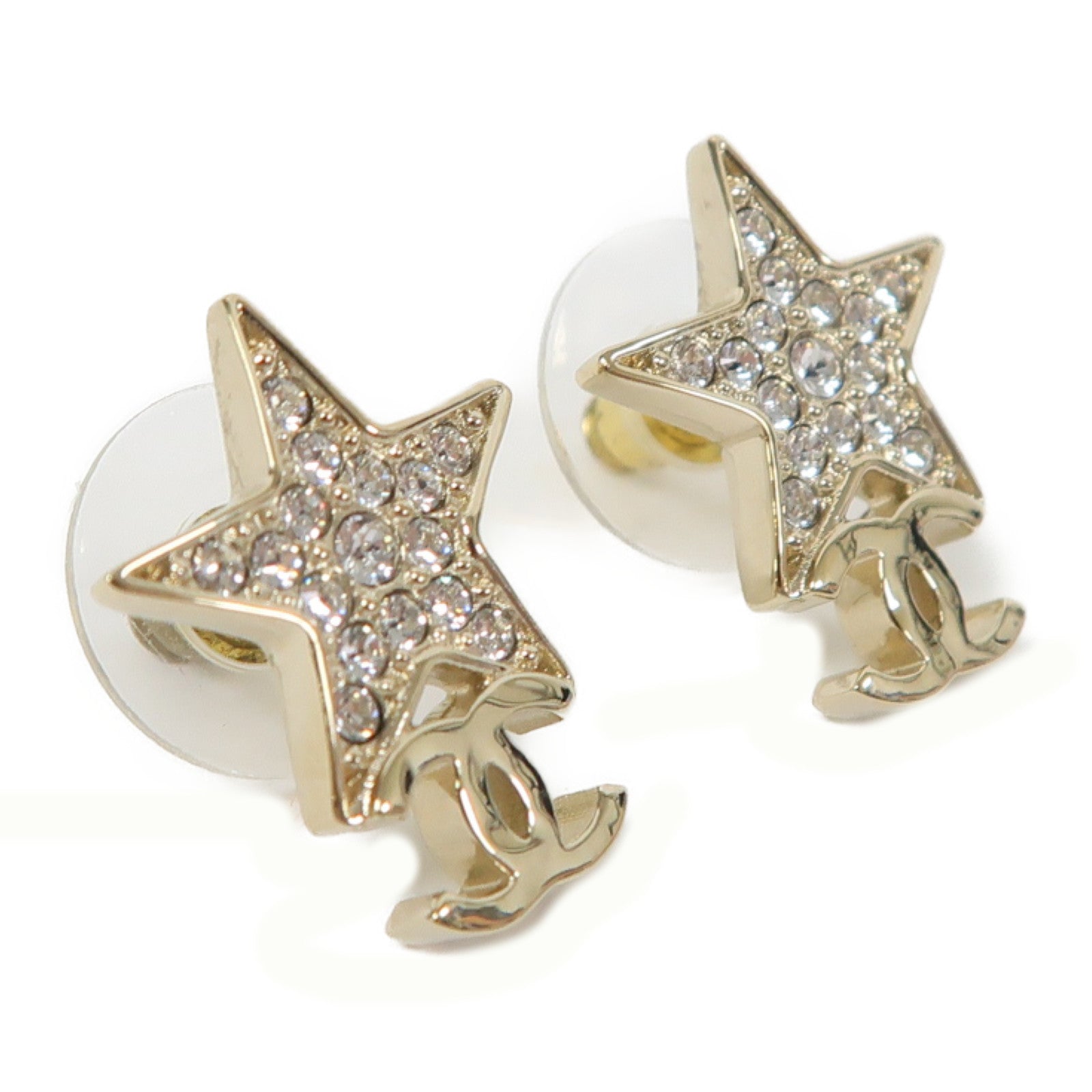 CHANEL 金屬Earrings耳環金色