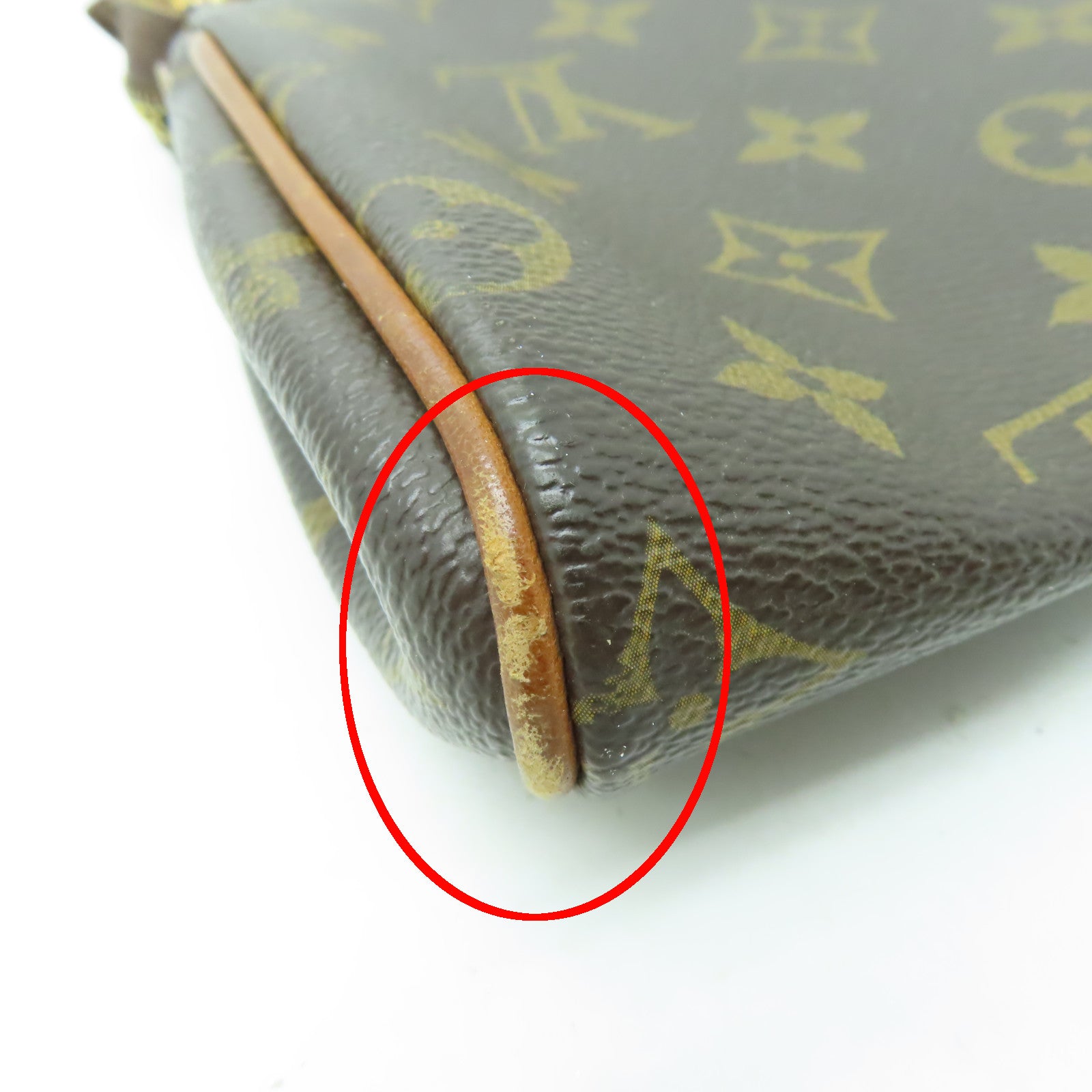 LOUIS VUITTON Monogram Eva金扣手挽肩背兩用袋啡色