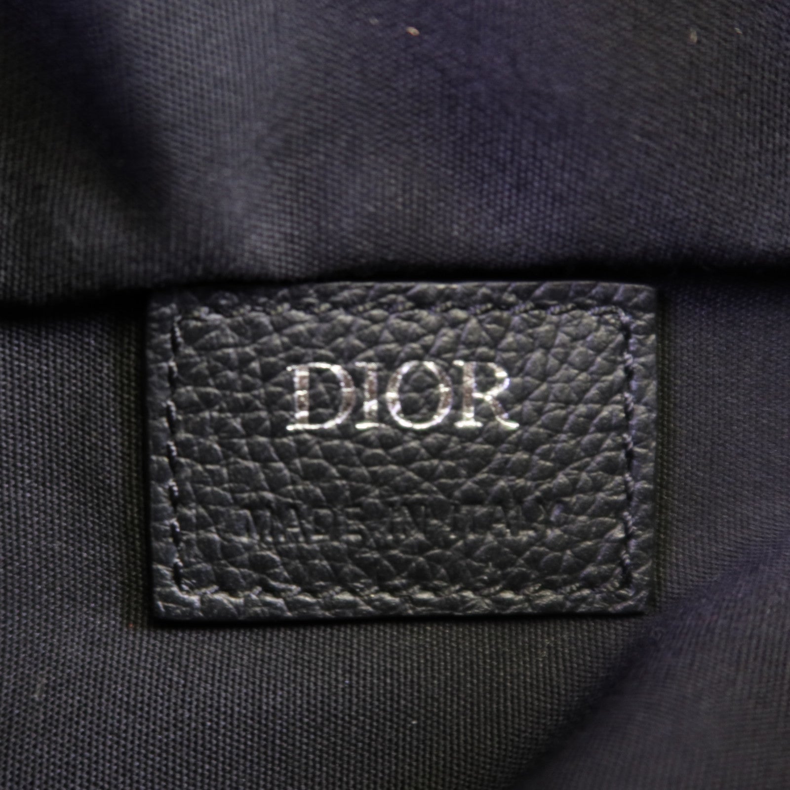 Dior 【激減優惠】Obriqur帆布Saddle Oblique銀扣肩背袋