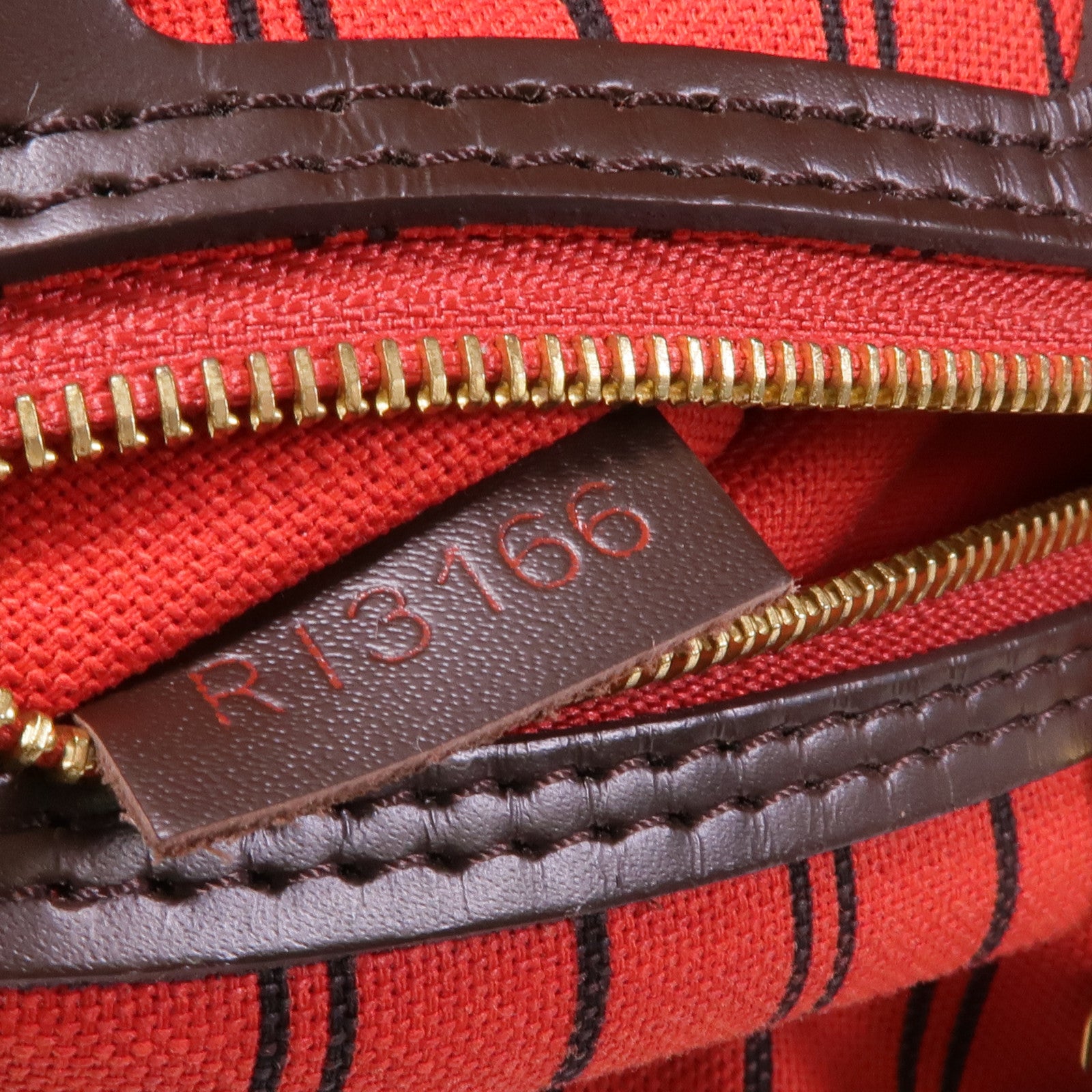 LOUIS VUITTON Damier Delightful MM金扣肩背袋