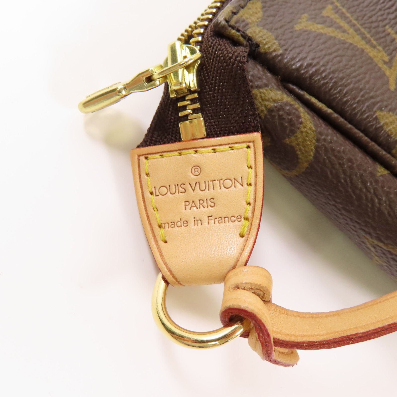 LOUIS VUITTON Monogram Pochette Accessoires金扣手挽袋