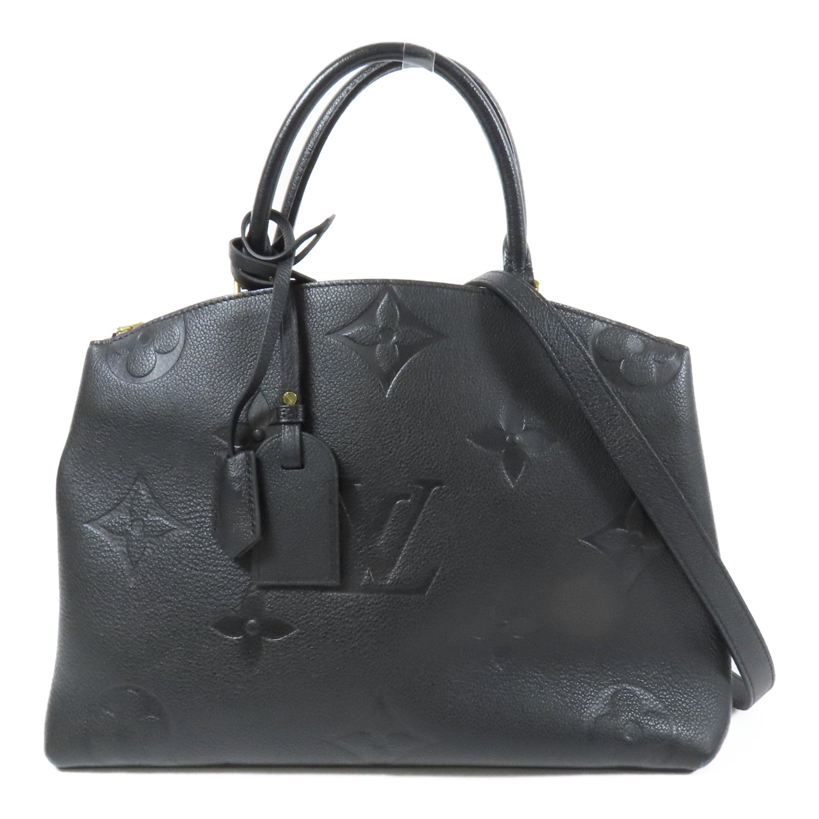 LOUIS VUITTON Monogram Empreinte Petit Palais金扣手挽肩背兩用袋